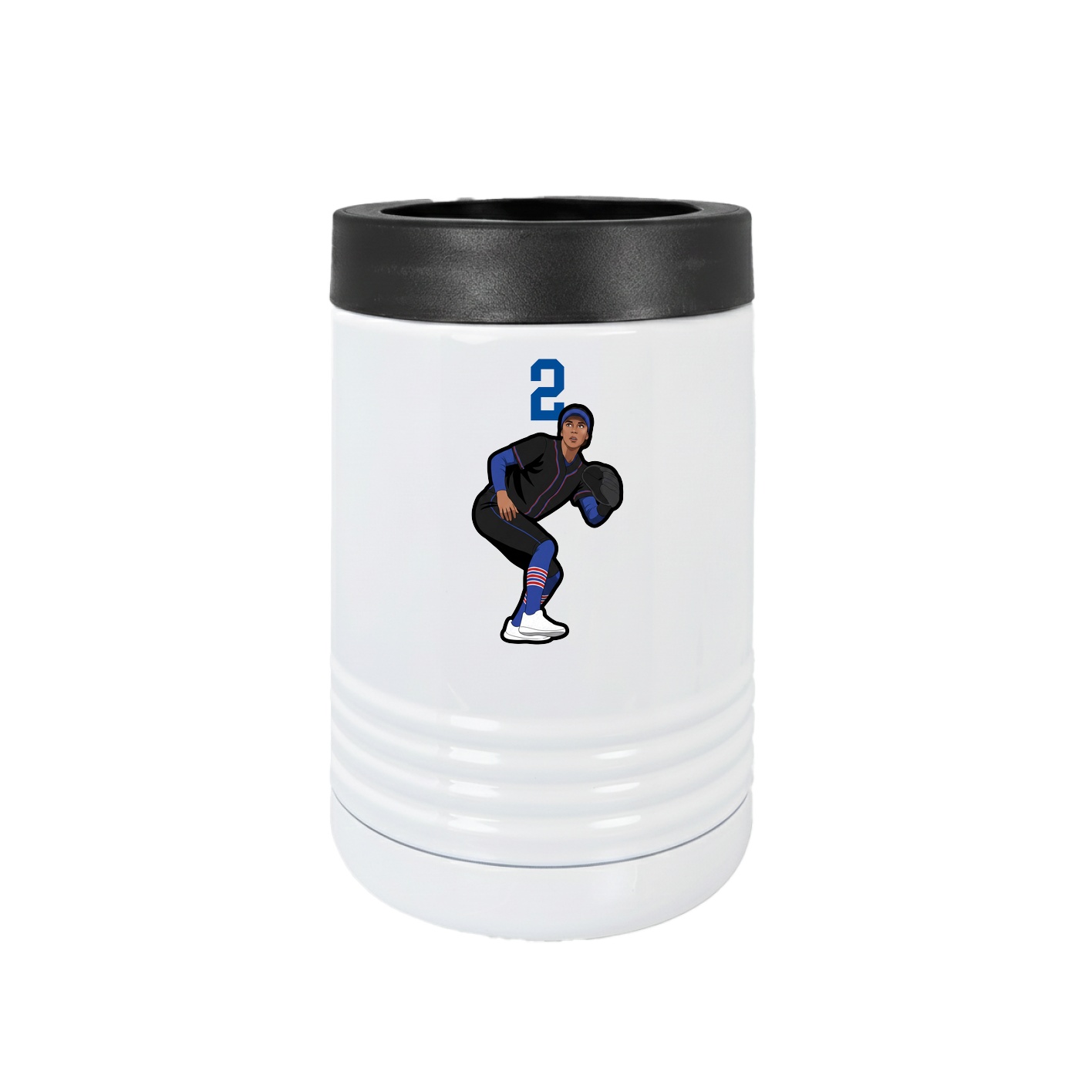 Beverage Holder — Number Top in White