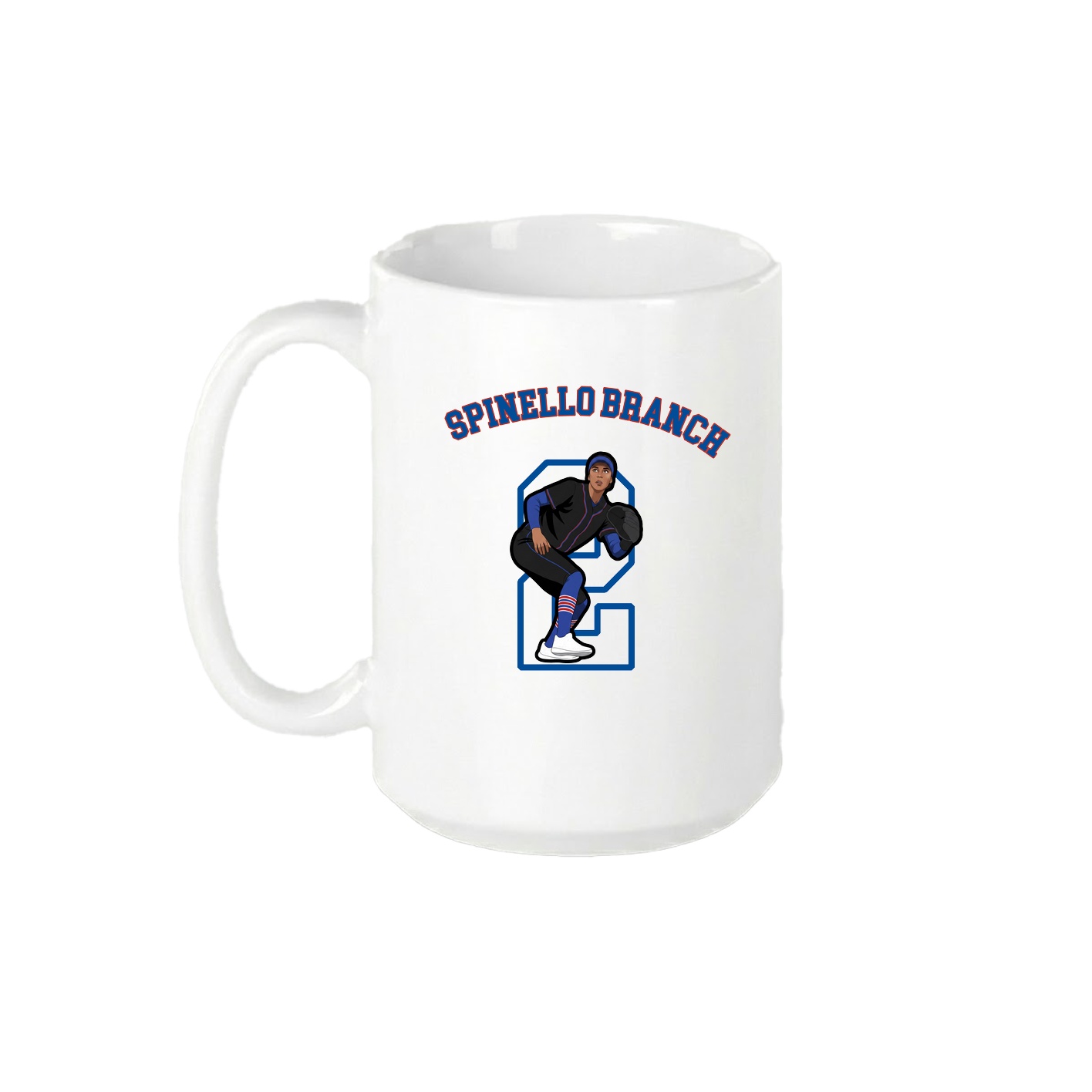 15oz Coffee Mug — Shirsey Arch in White