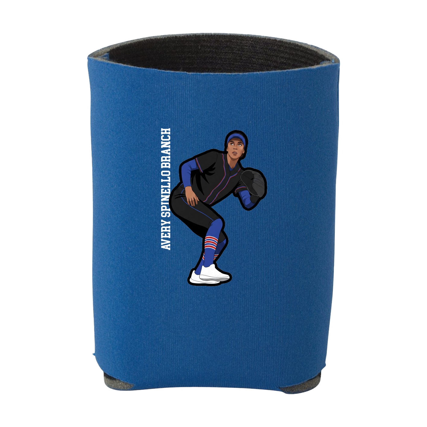 Can Holder — Name Vertical in Royal