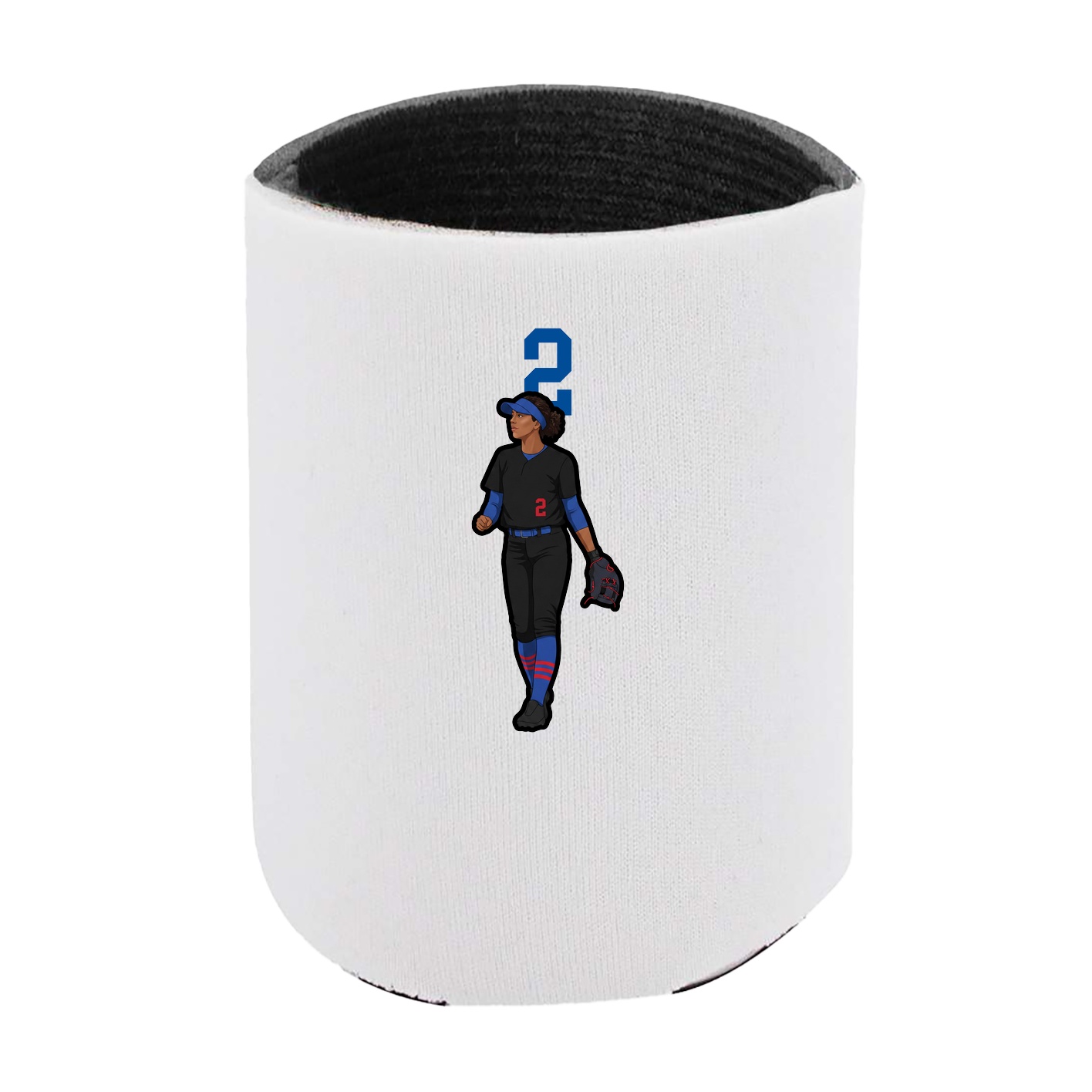 Can Holder — Number Top in White