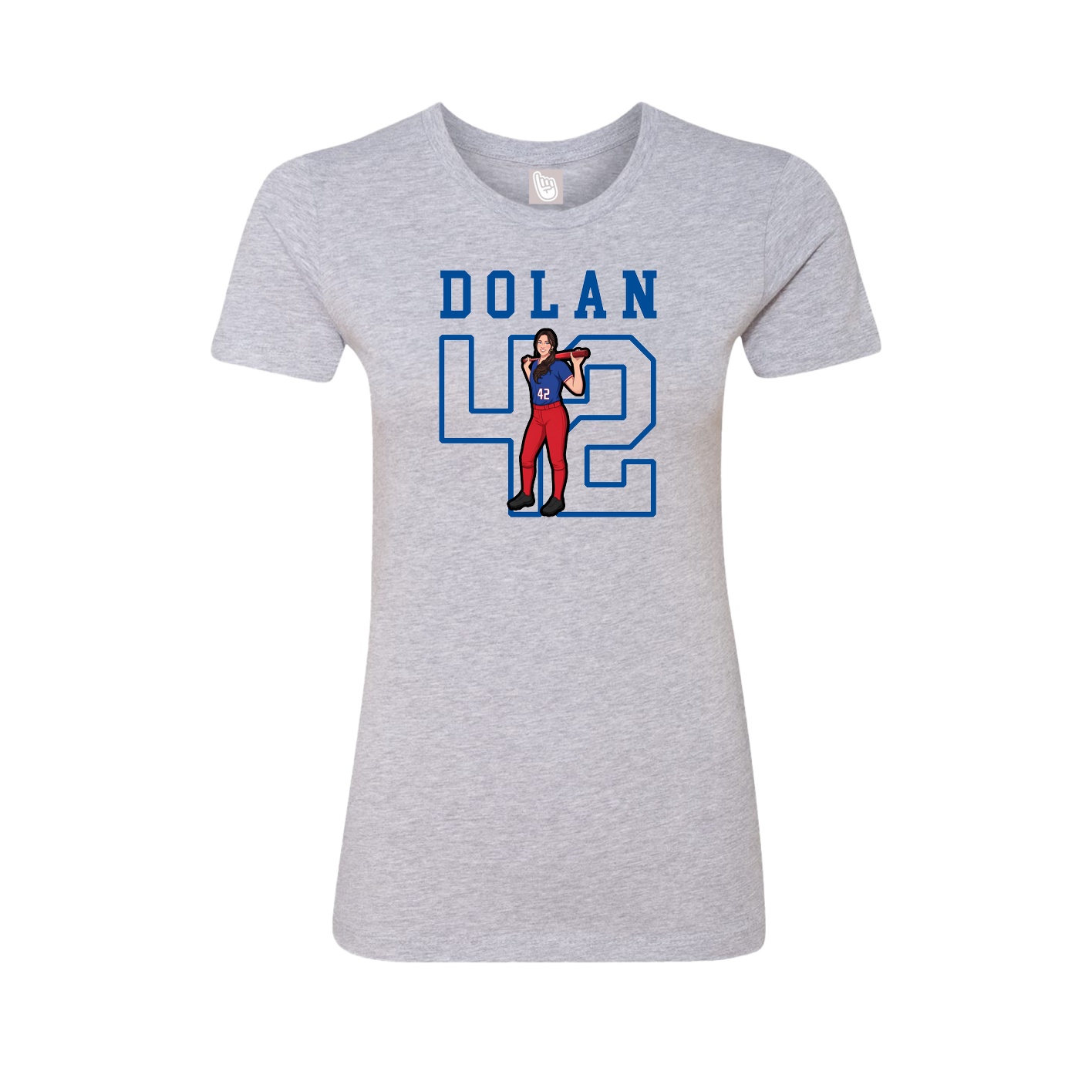 Fitted Women's Tee — Shirsey in Grey