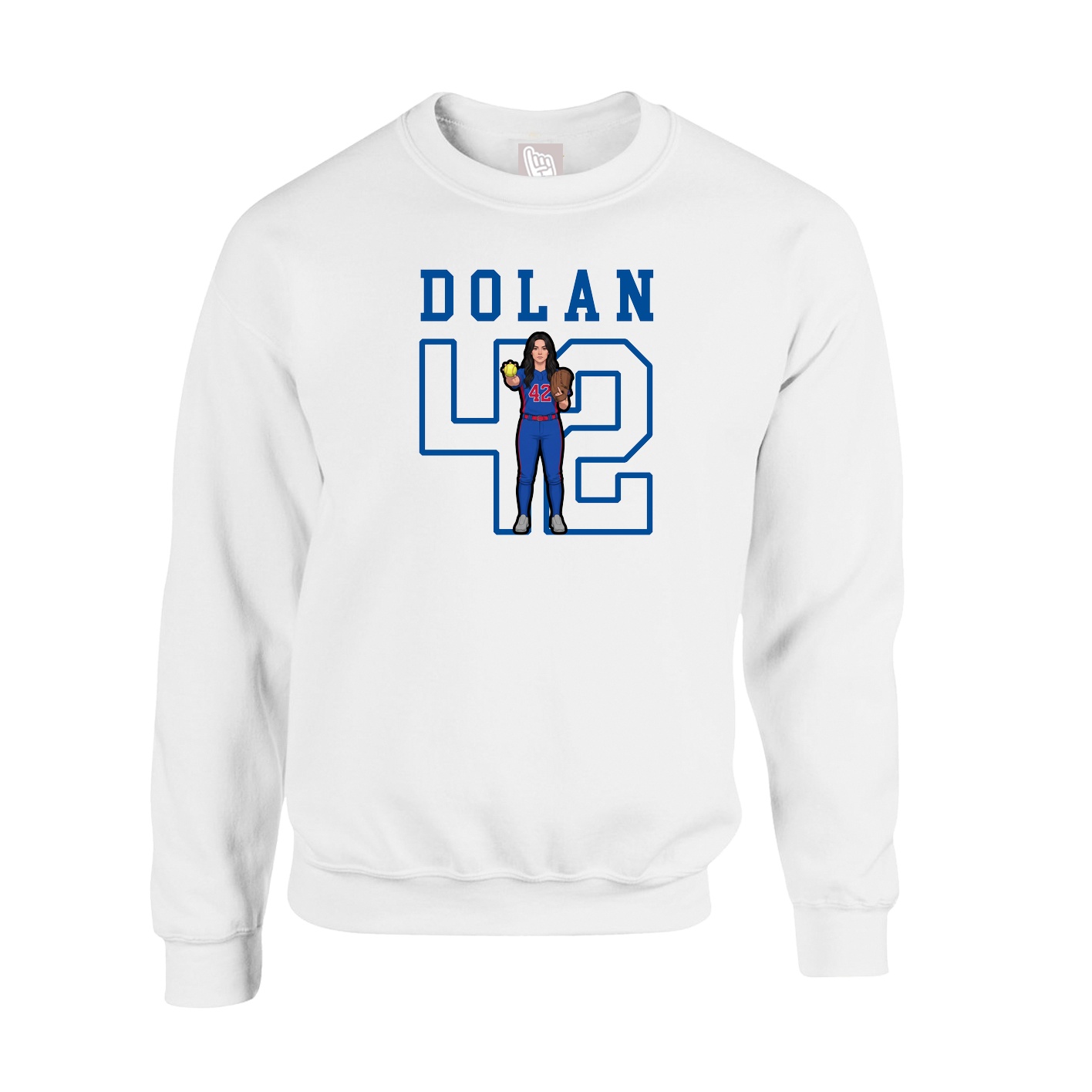 Fleece Crew — Shirsey in White
