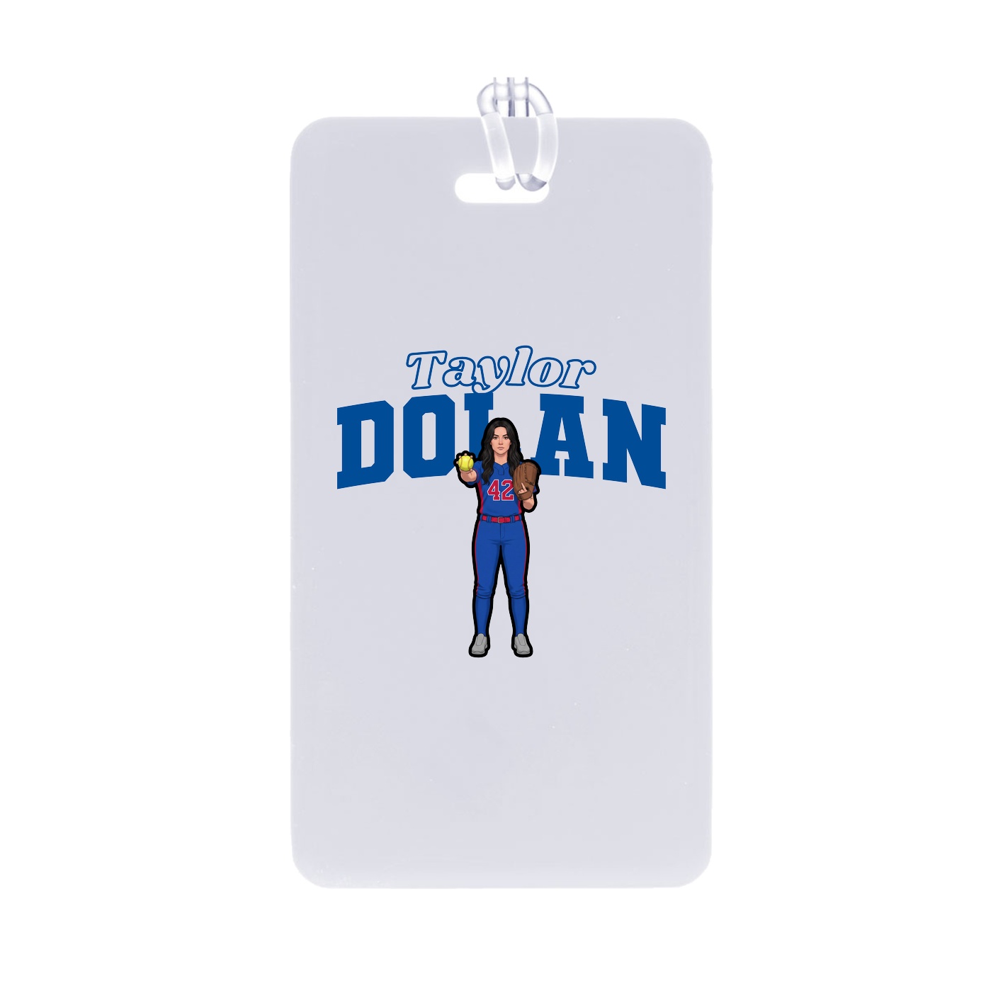 Bag Tag — Name Arch in Classic
