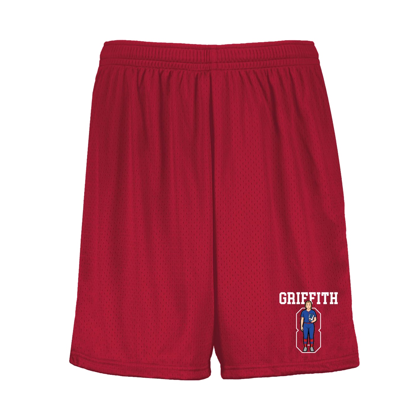Shorts — Shirsey in Red