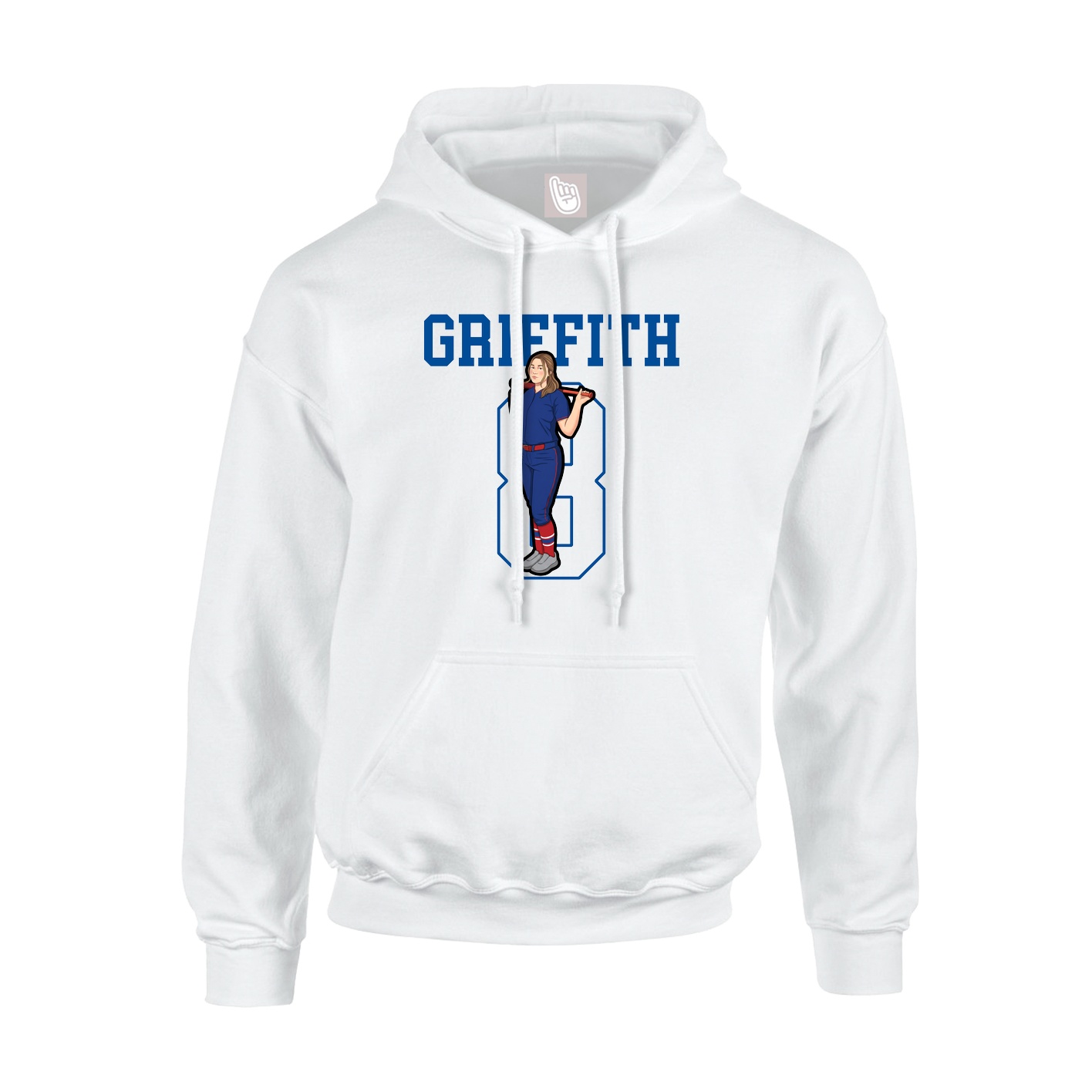 Hoodie — Shirsey in White