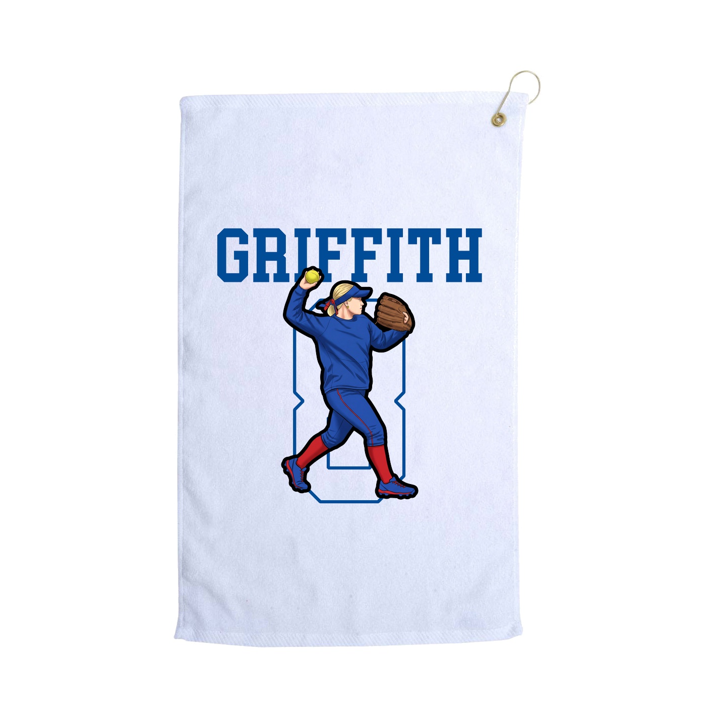 Golf Towel — Shirsey in White