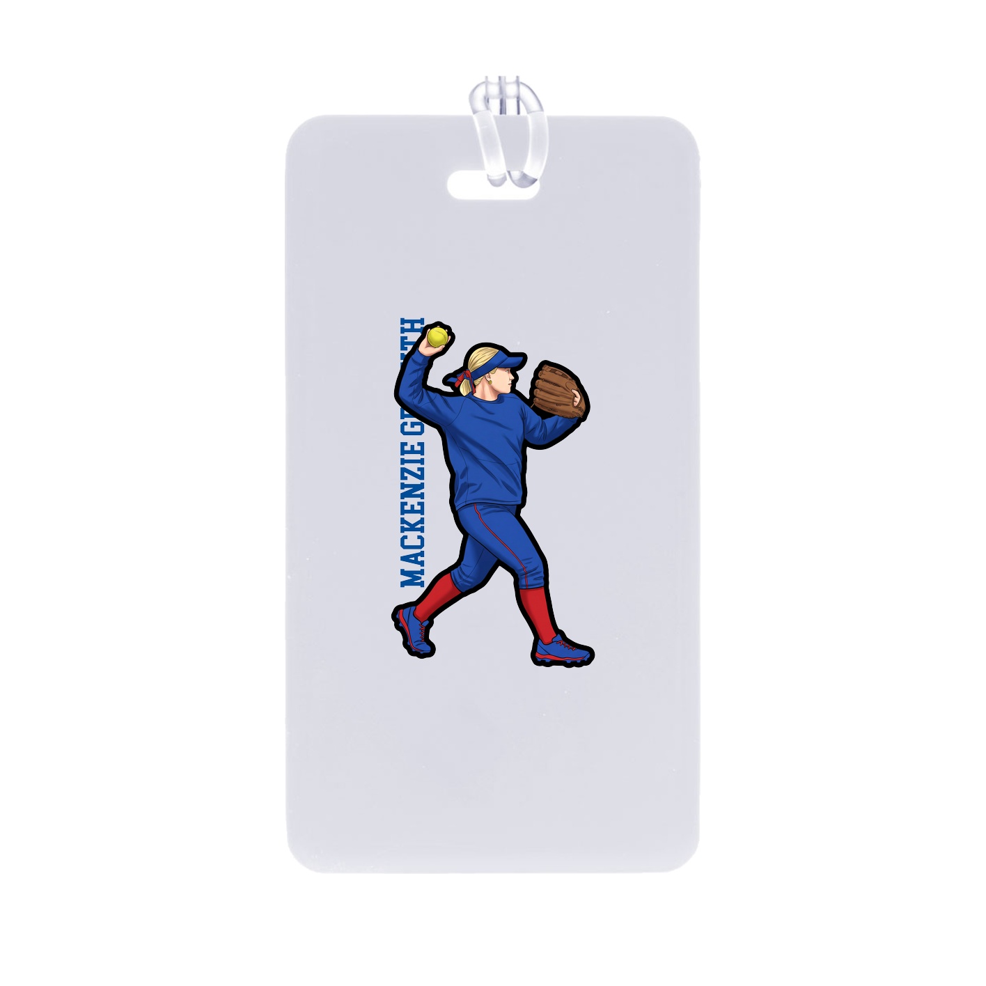 Bag Tag — Name Vertical in Classic