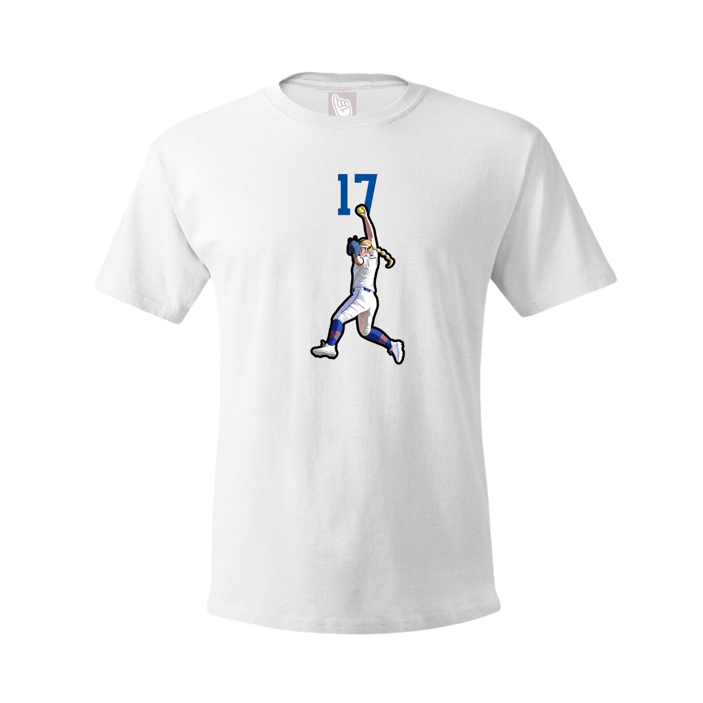 Tee — Number Top in White
