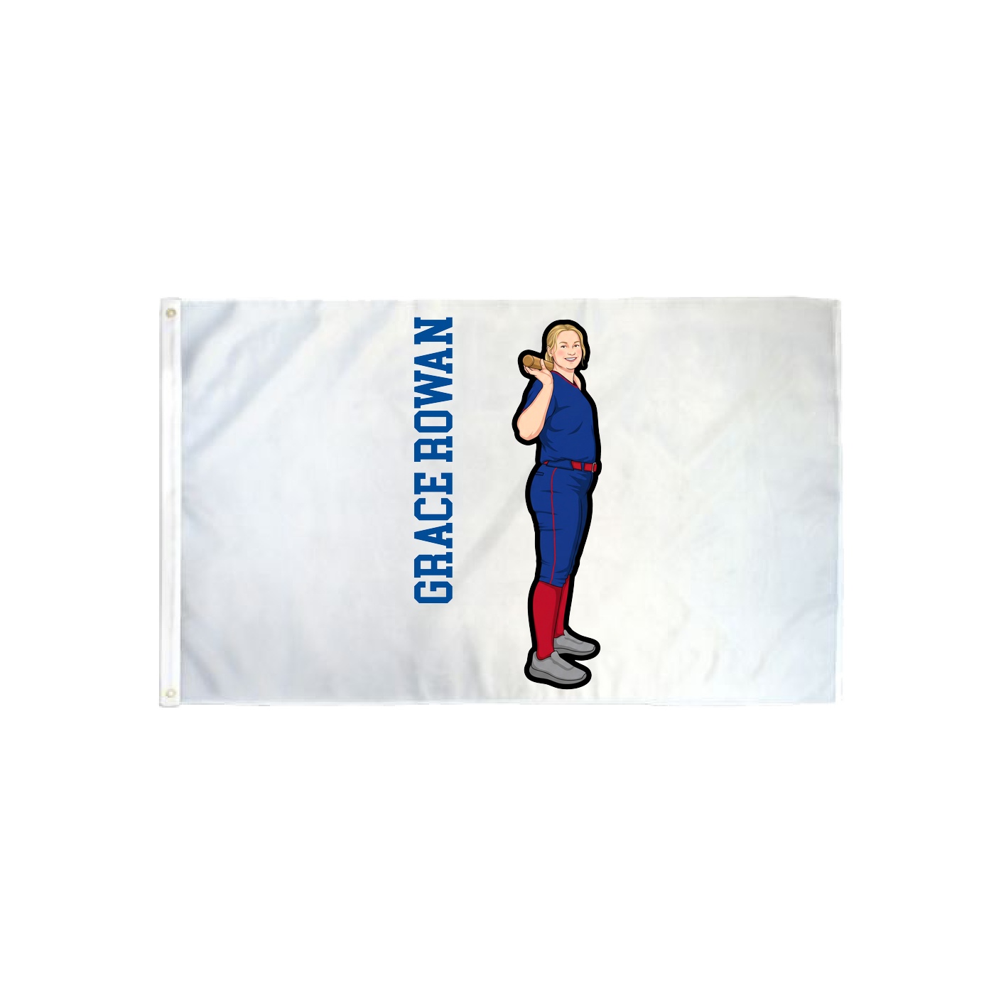 3x5 Flag — Name Vertical in Classic