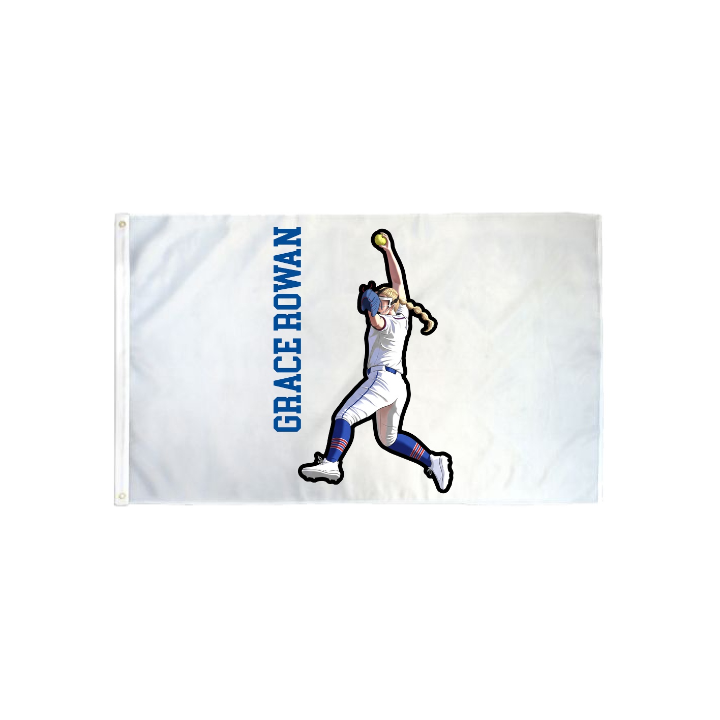 3x5 Flag — Name Vertical in Classic