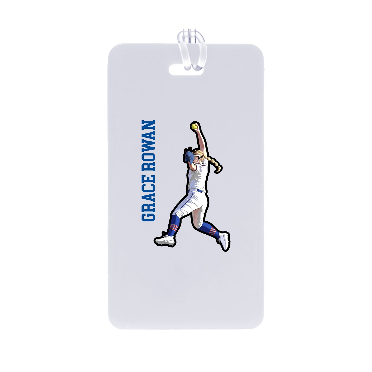 Bag Tag — Name Vertical in Classic