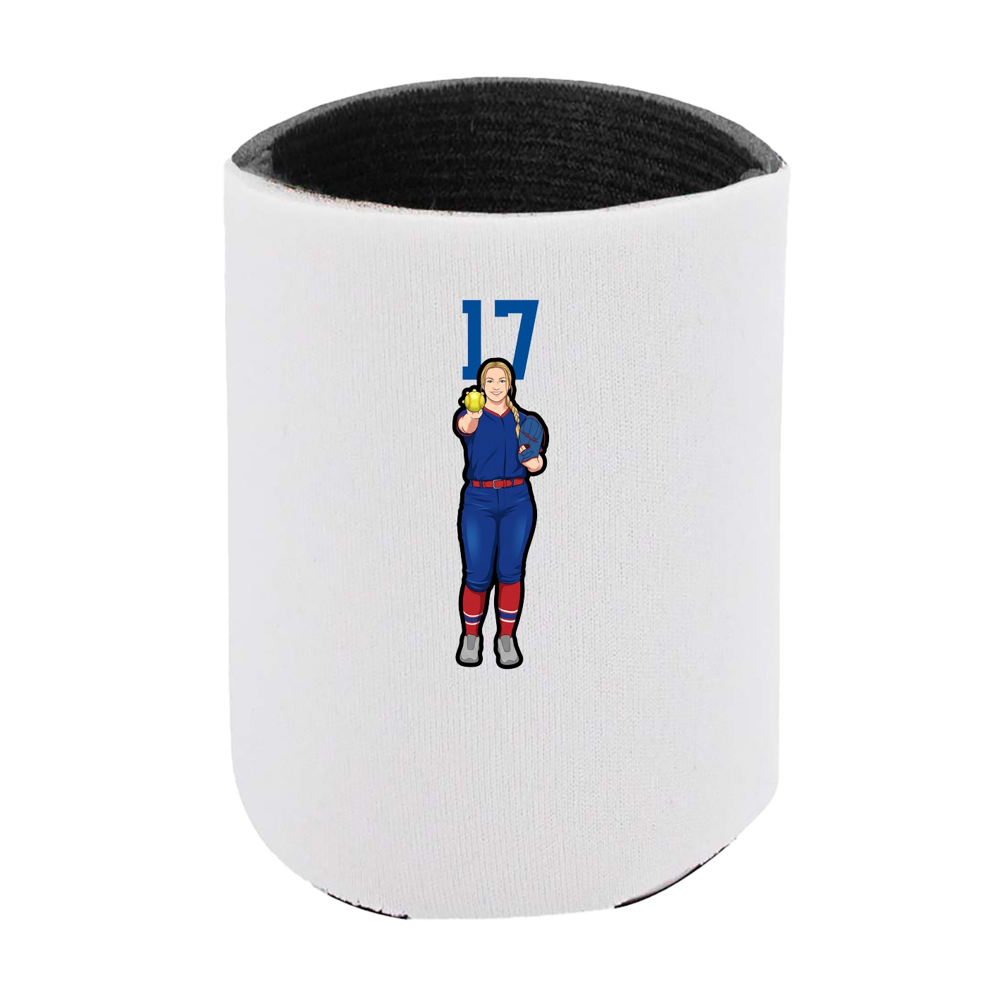 Can Holder — Number Top in White