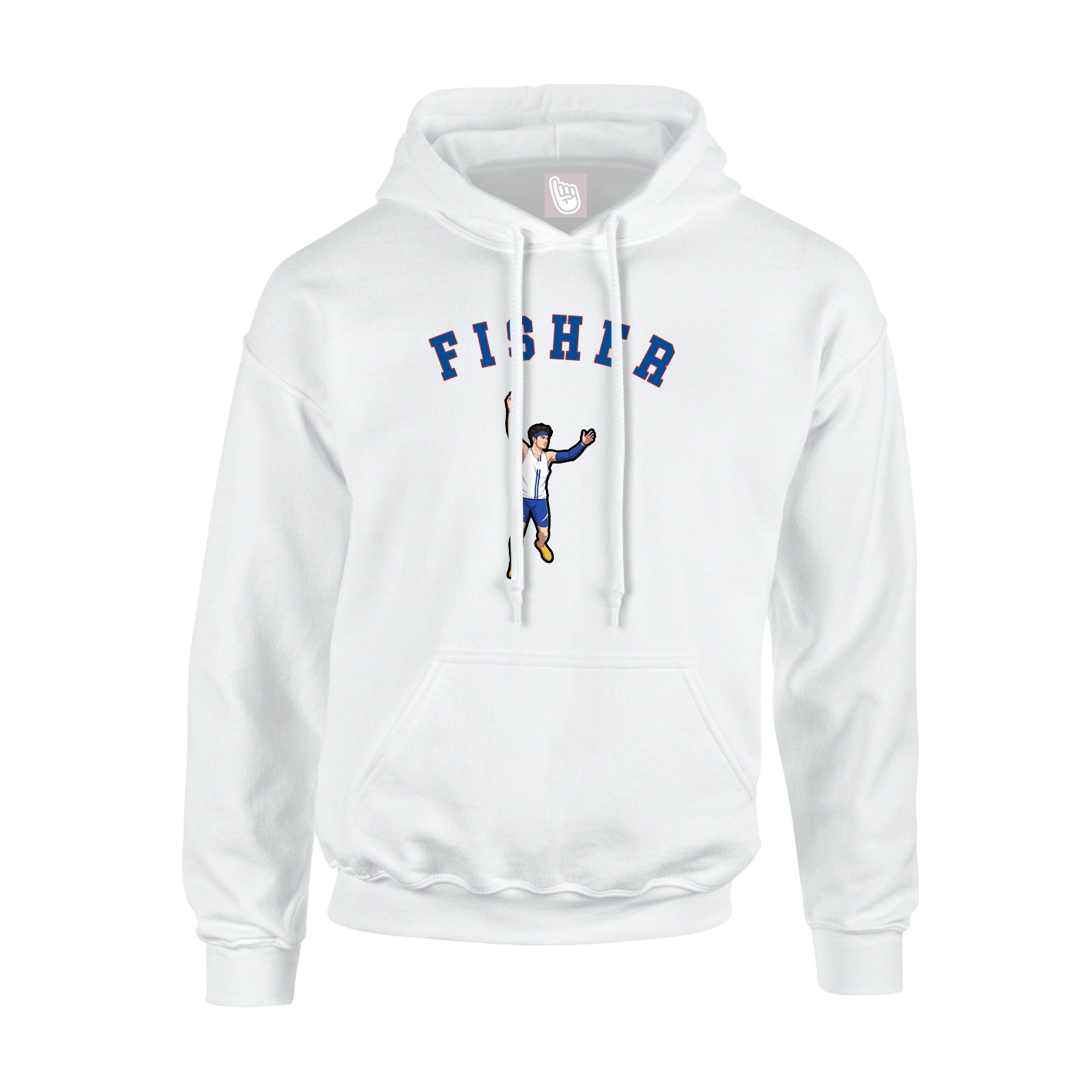Youth Hoodie — Shirsey Arch in White