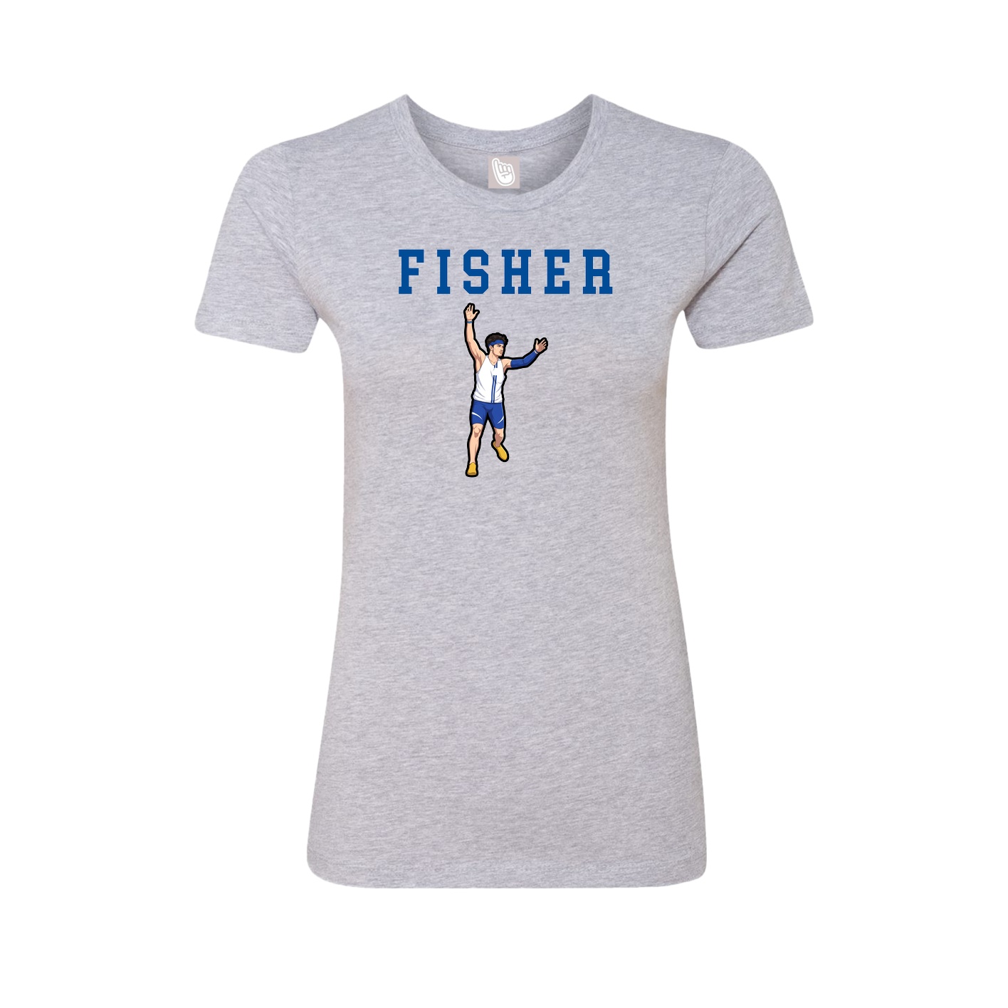 Fitted Women's Tee — Shirsey in Grey