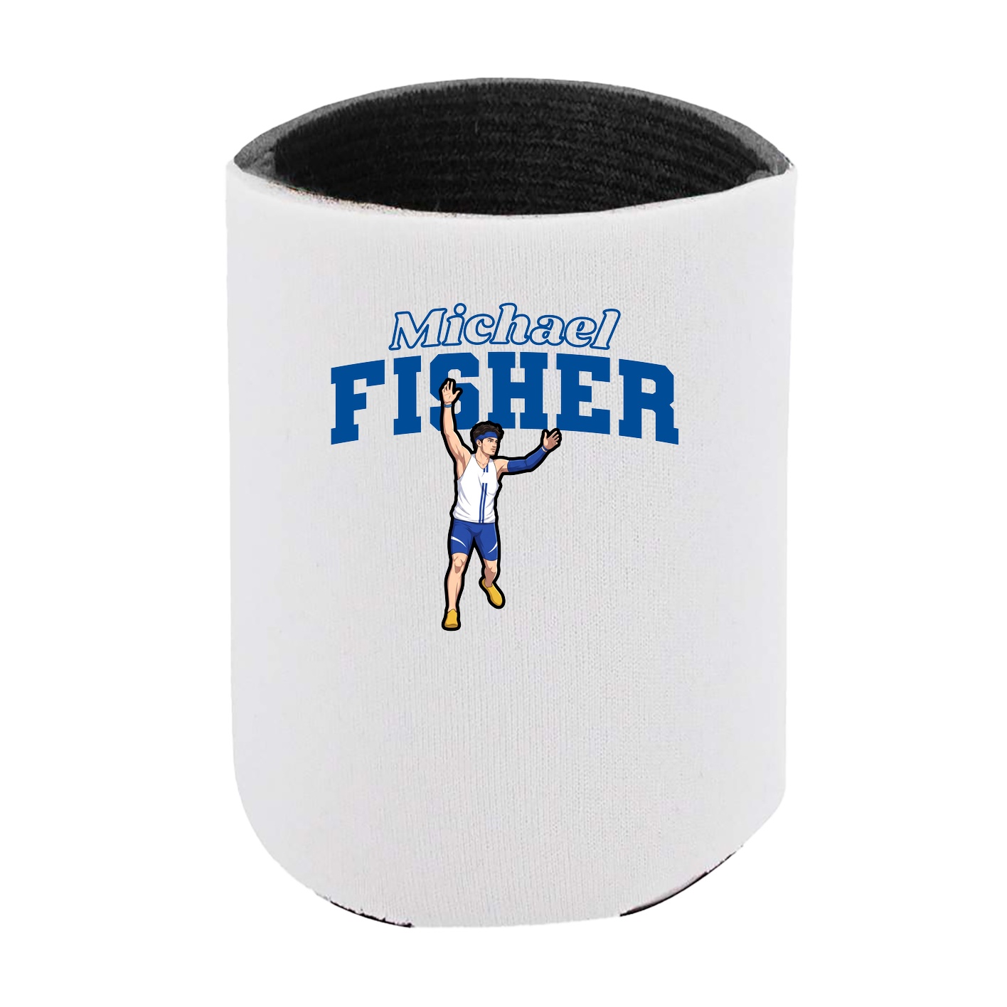 Can Holder — Name Arch in White