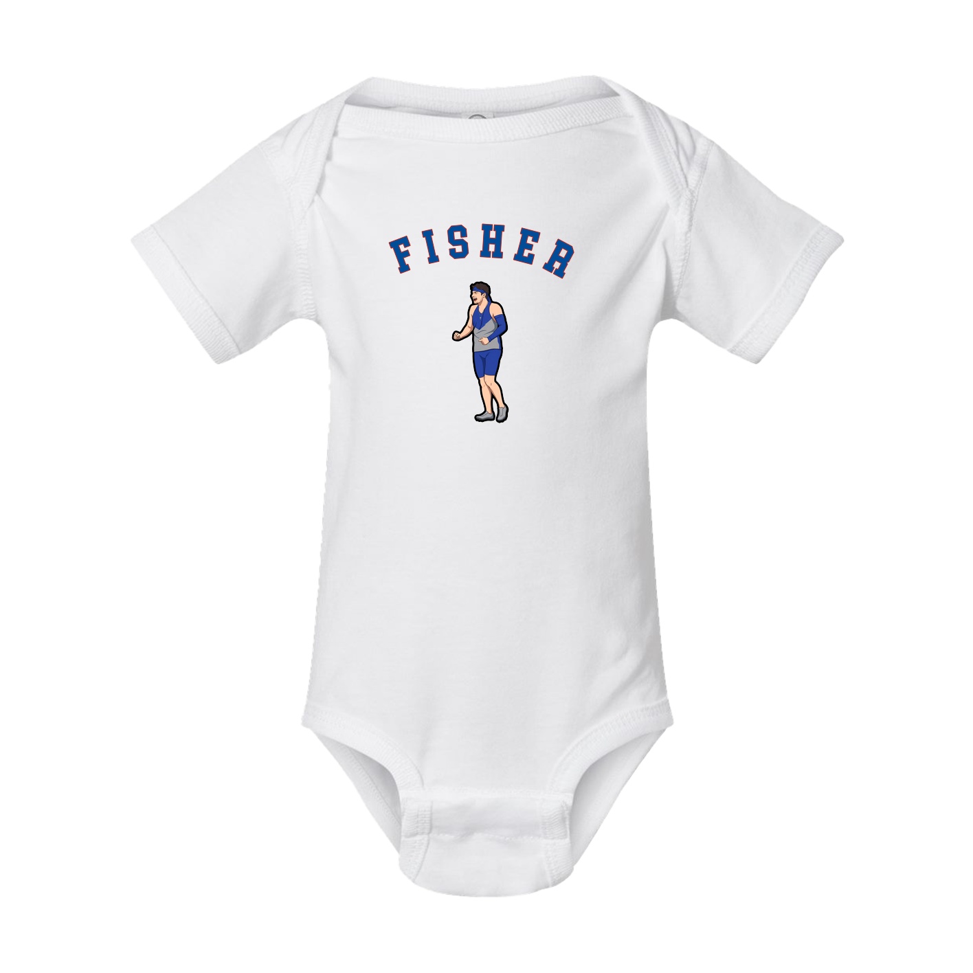 Baby Onesie — Shirsey Arch in White