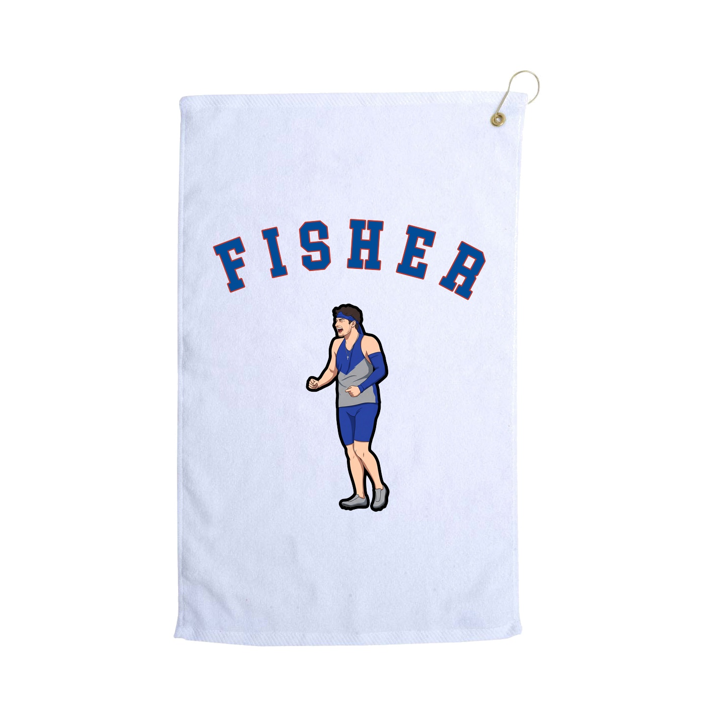 Golf Towel — Shirsey Arch in White