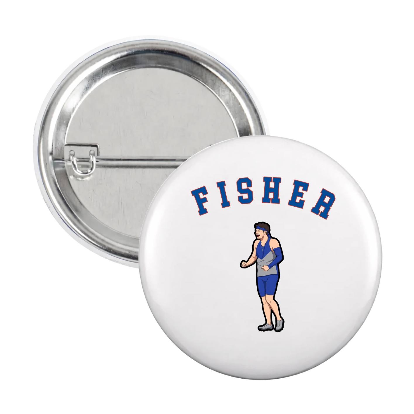 Game Day Button — Shirsey Arch in White