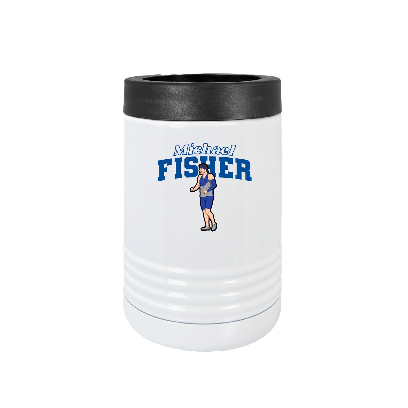 Beverage Holder — Name Arch in White