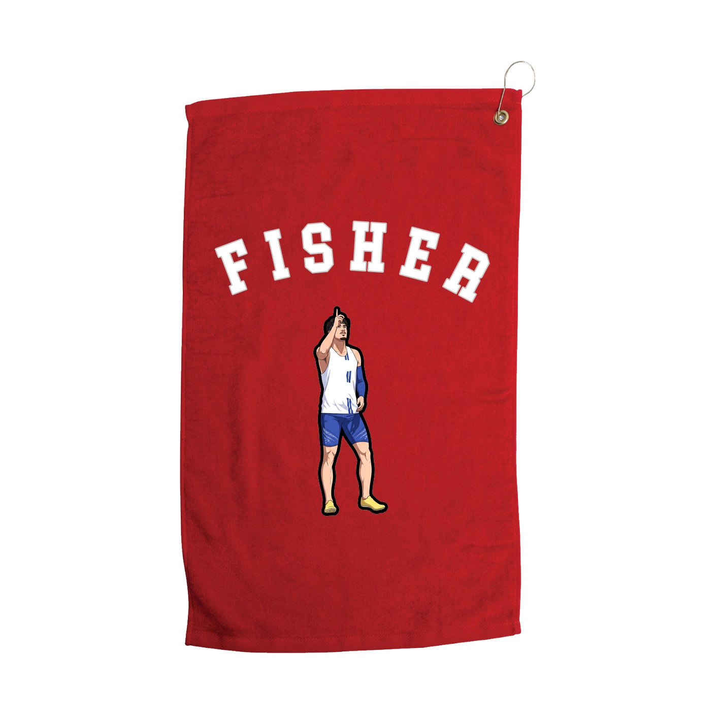 Golf Towel — Shirsey Arch in Red