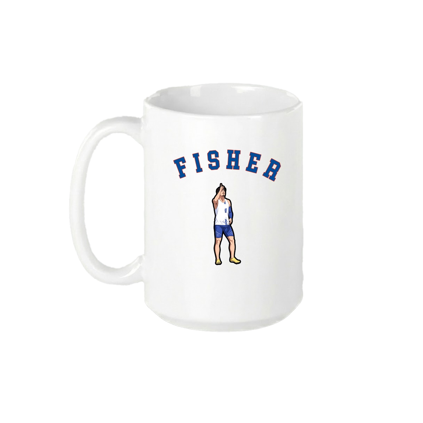 15oz Coffee Mug — Shirsey Arch in White