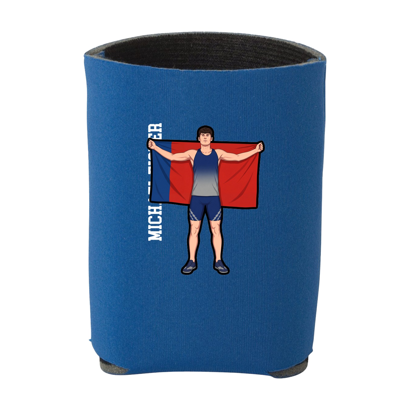 Can Holder — Name Vertical in Royal