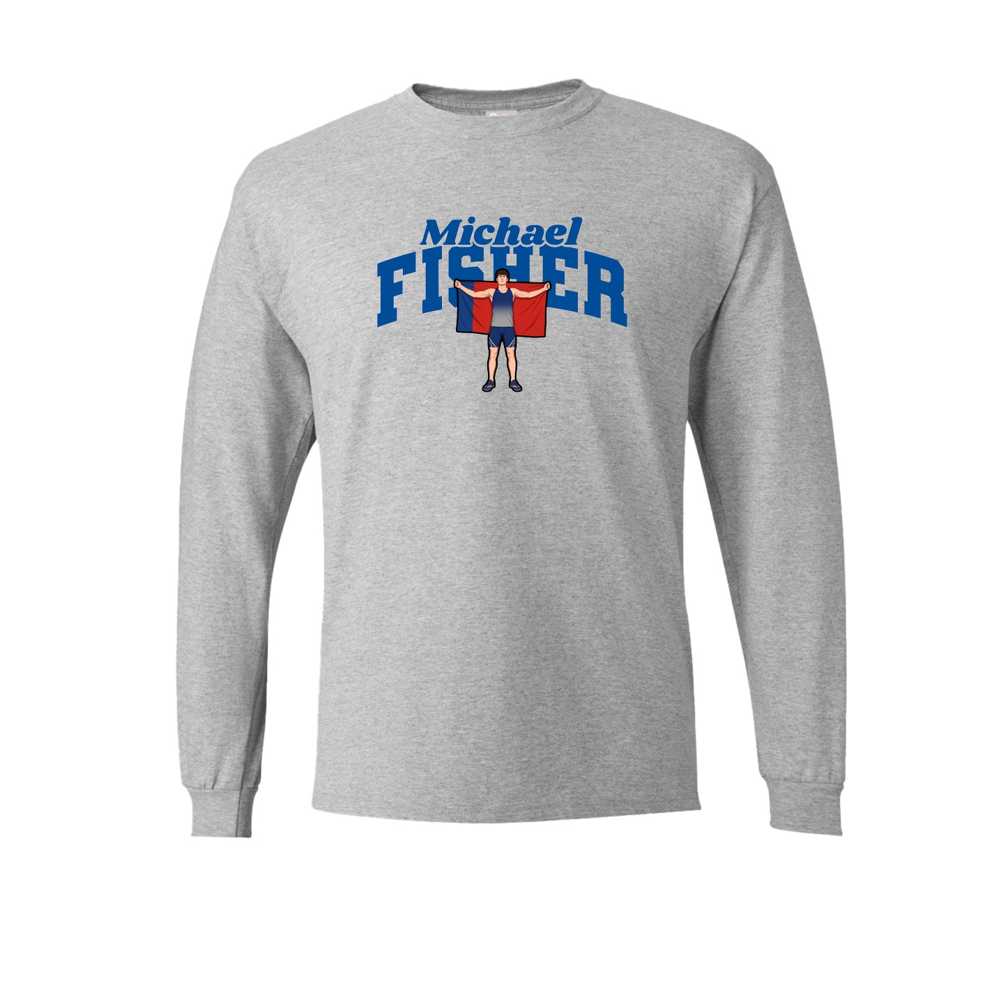 Long Sleeve Tee — Signature Arch in Grey