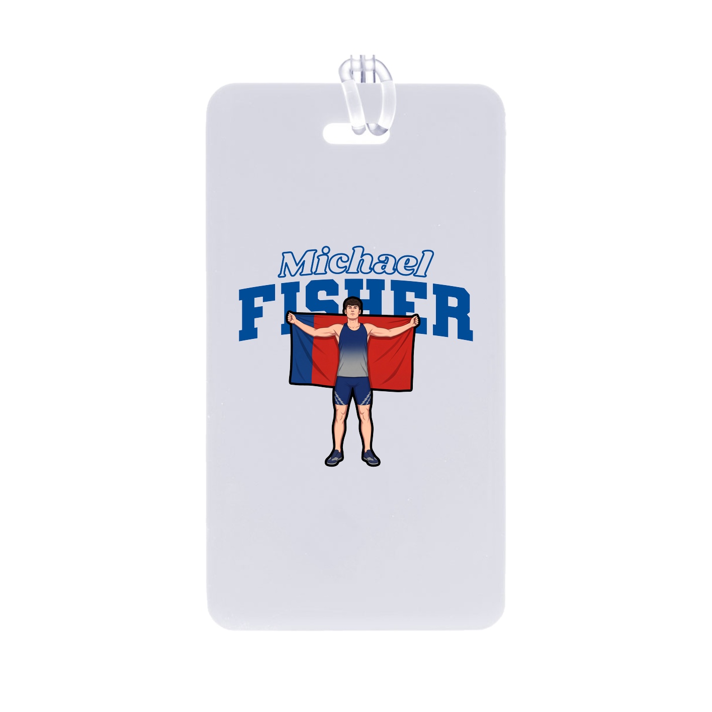 Bag Tag — Name Arch in Classic