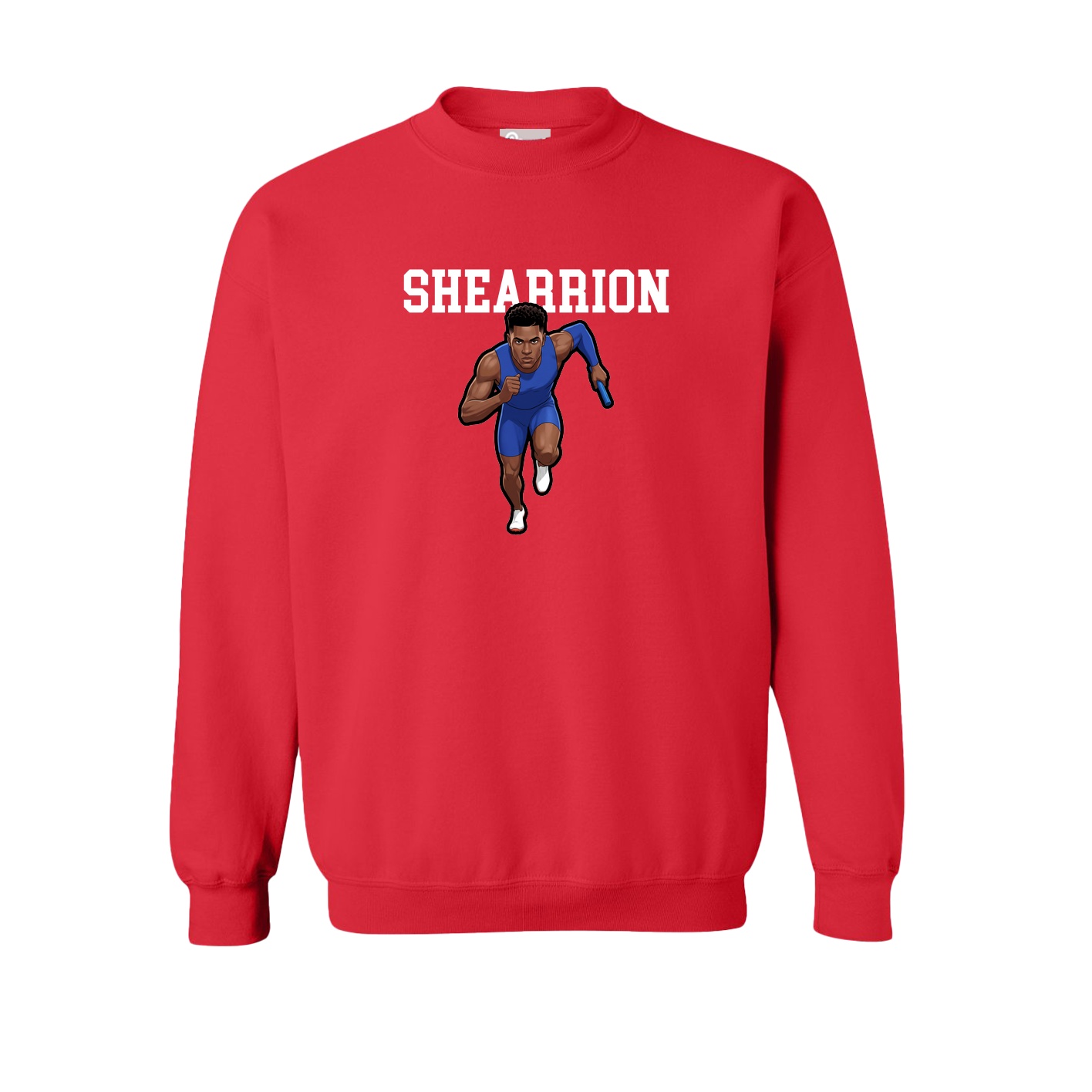 Fleece Crew — Shirsey in Red