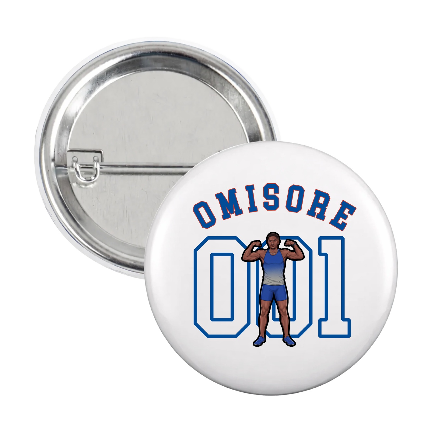 Game Day Button — Shirsey Arch in White