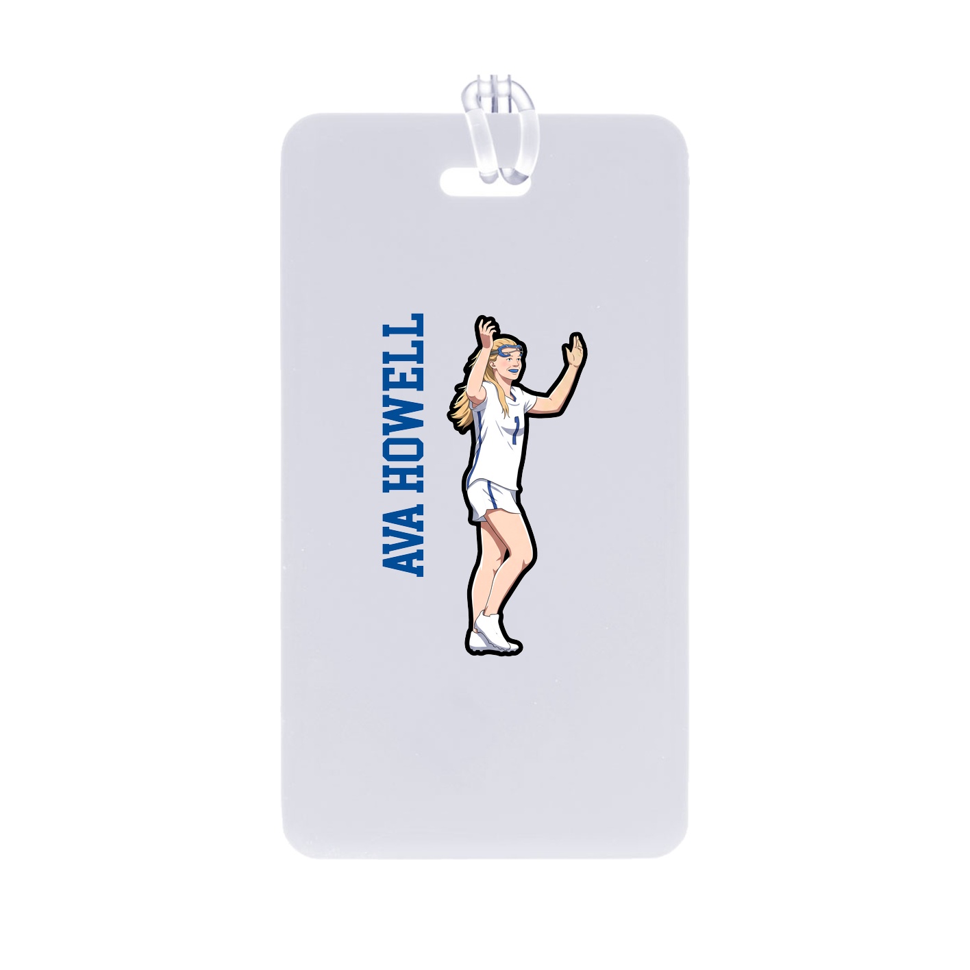Bag Tag — Name Vertical in Classic