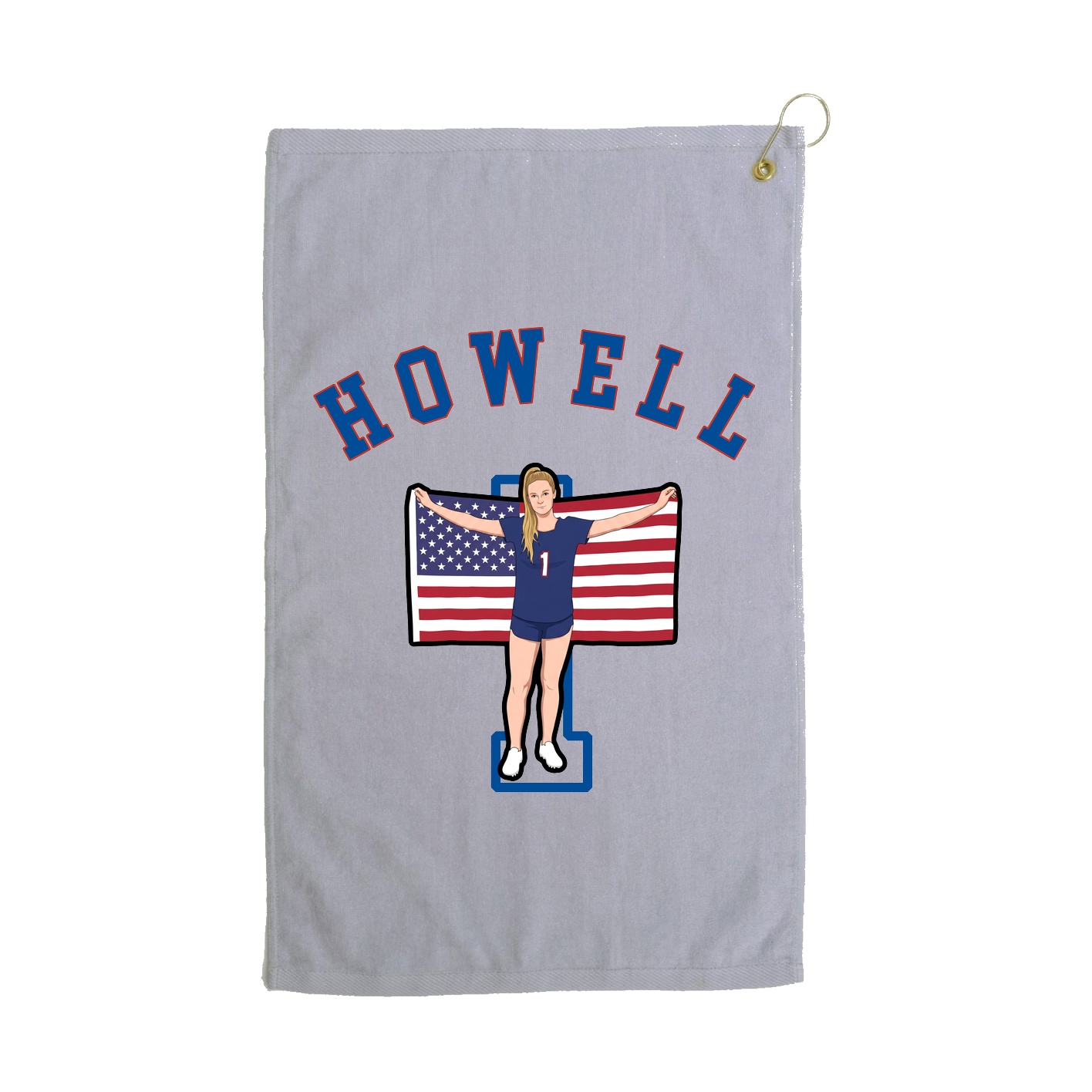 Golf Towel — Shirsey Arch in Grey