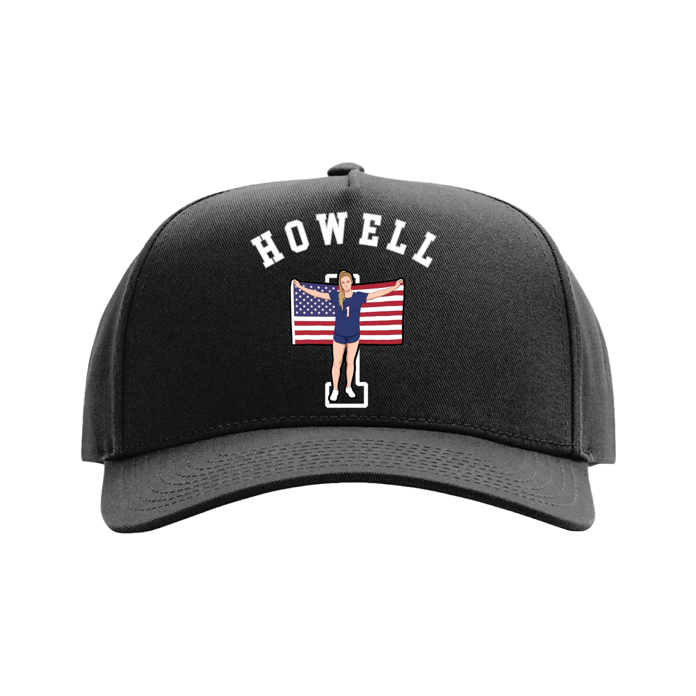 Full Fabric Five-Panel Champ Cap