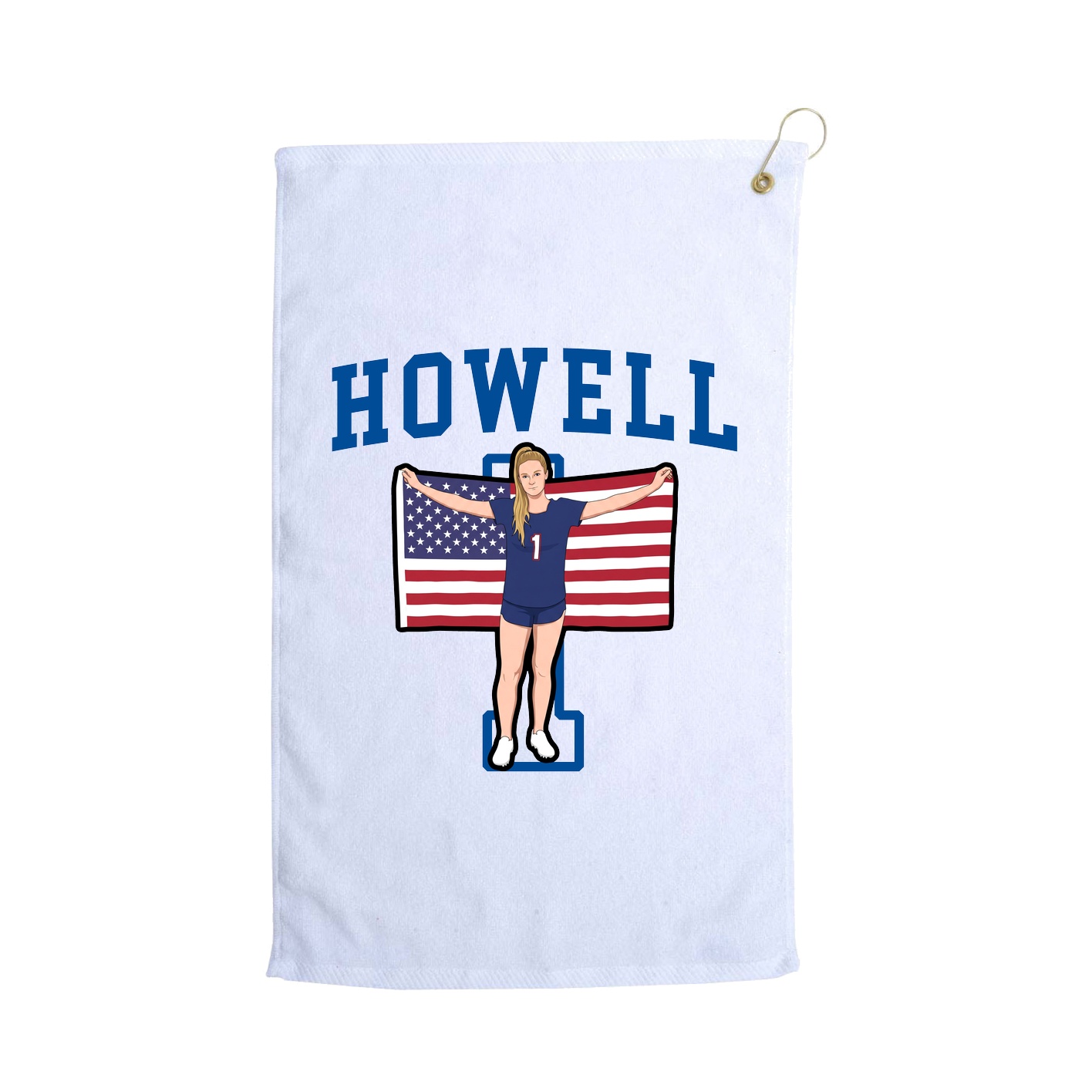 Golf Towel — Shirsey in White