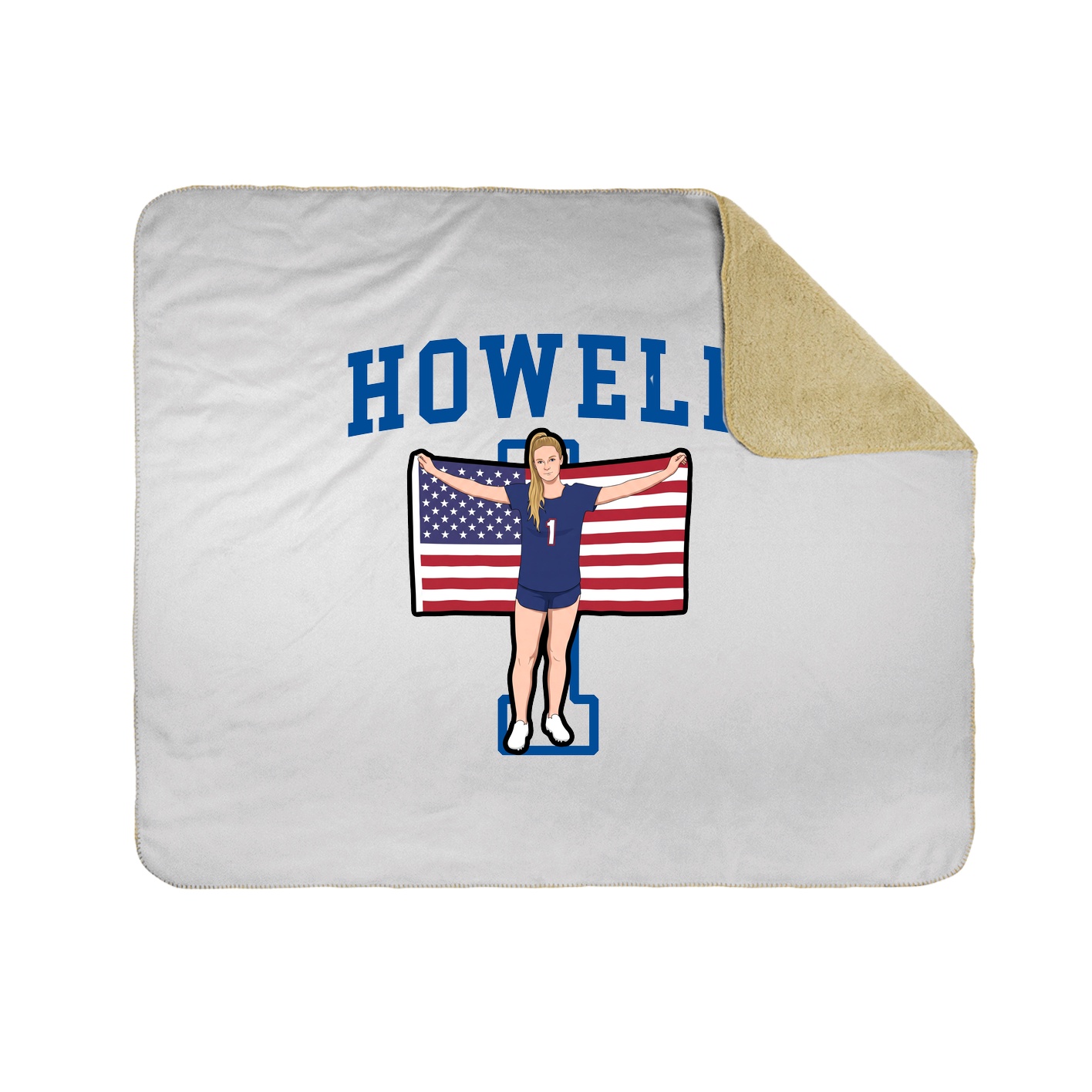 Throw Blanket — Shirsey in White