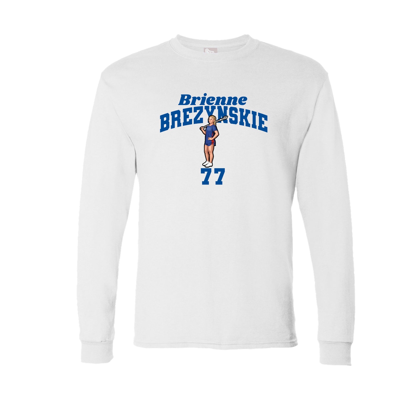 Long Sleeve Tee — Signature Arch in White