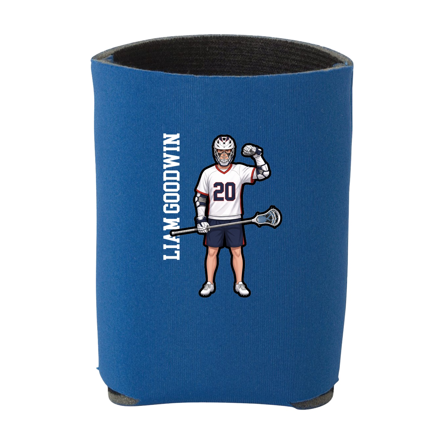 Can Holder — Name Vertical in Royal