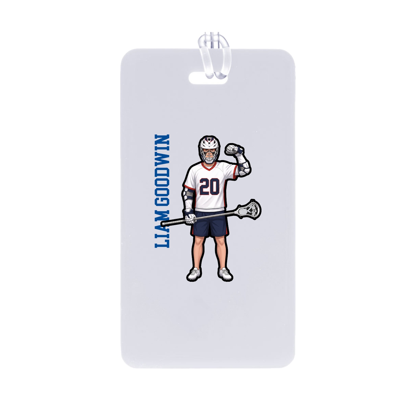 Bag Tag — Name Vertical in Classic