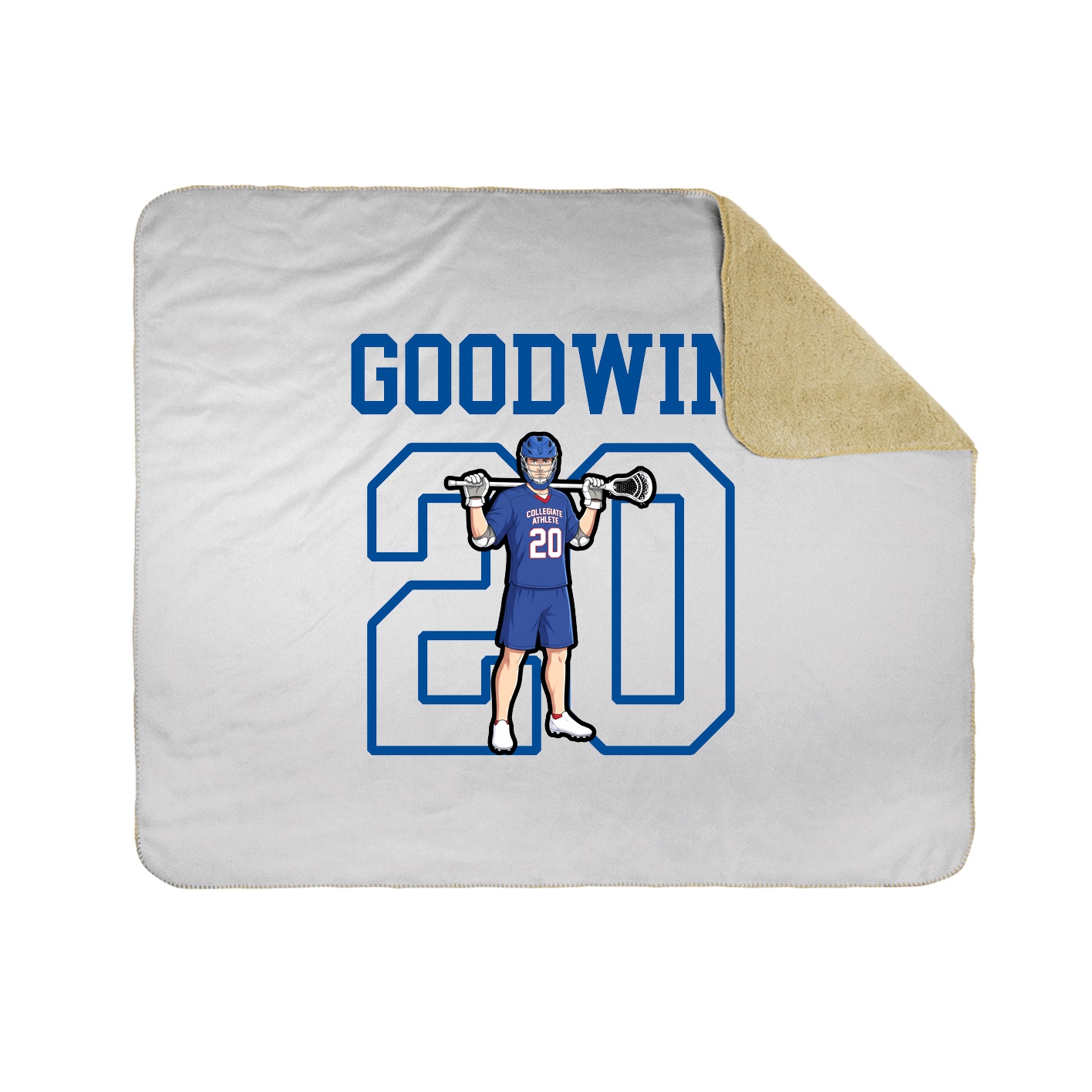 Throw Blanket — Shirsey in White