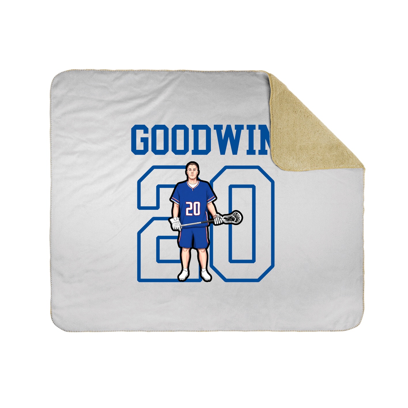 Throw Blanket — Shirsey in White