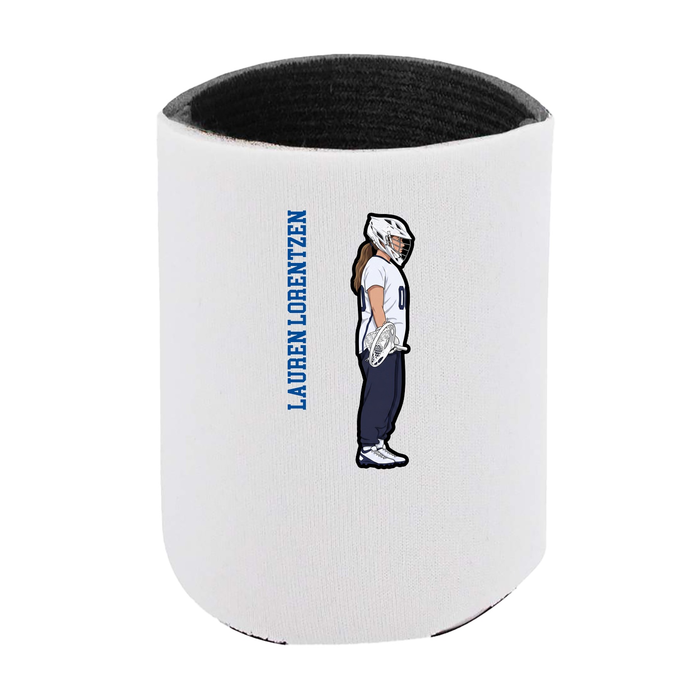 Can Holder — Name Vertical in White