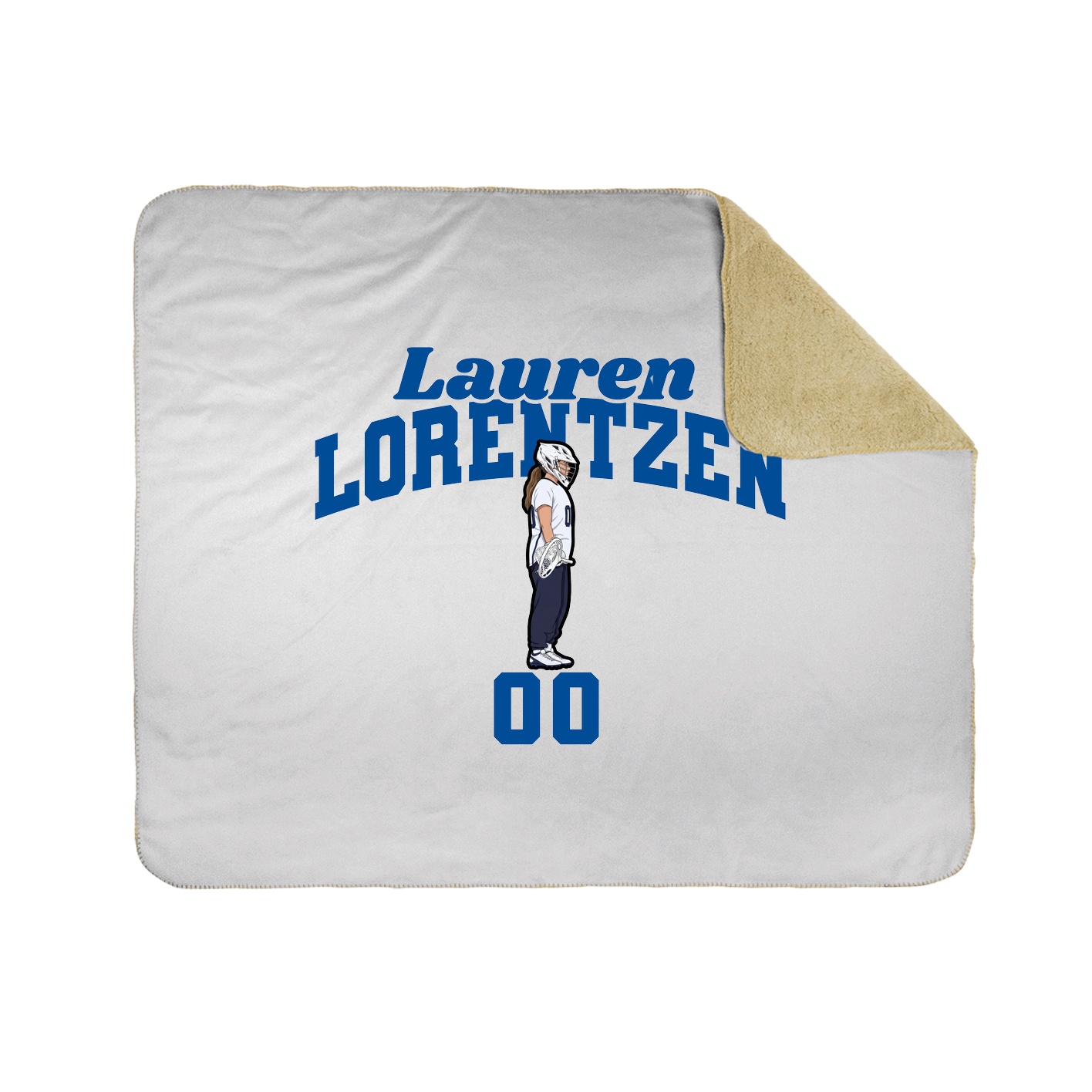 Throw Blanket — Signature Arch in White