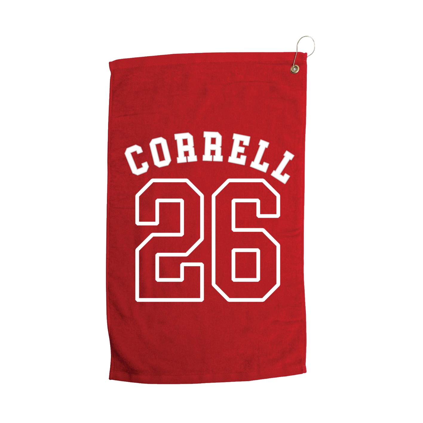 Golf Towel — Shirsey Arch in Red