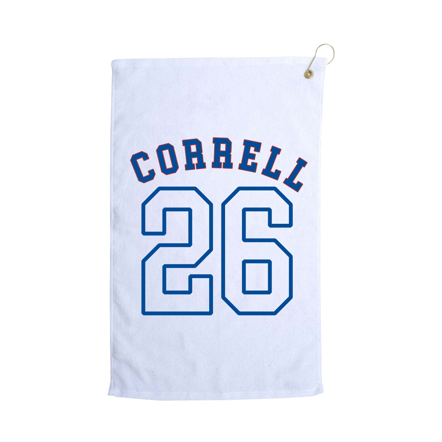 Golf Towel — Shirsey Arch in White