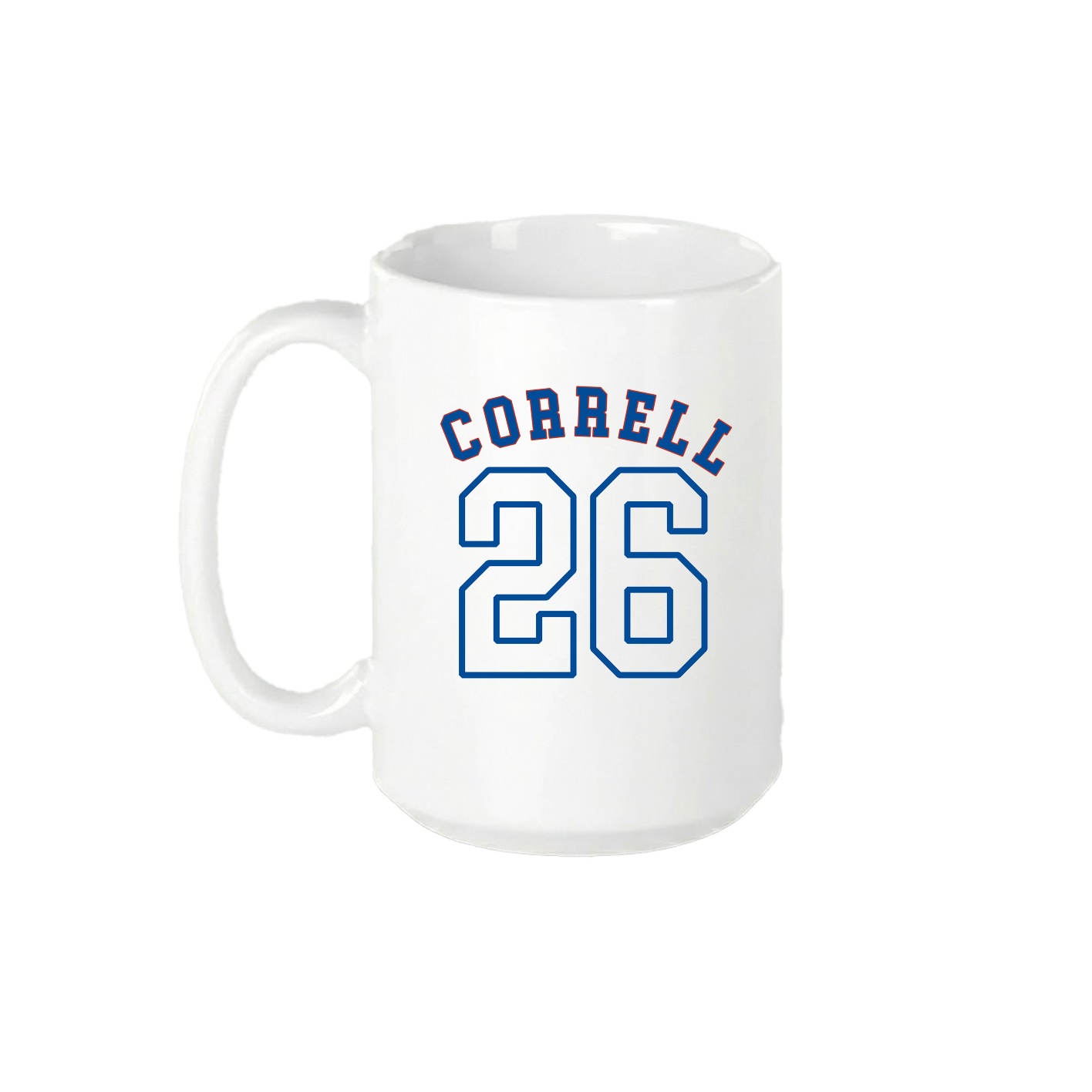 15oz Coffee Mug — Shirsey Arch in White