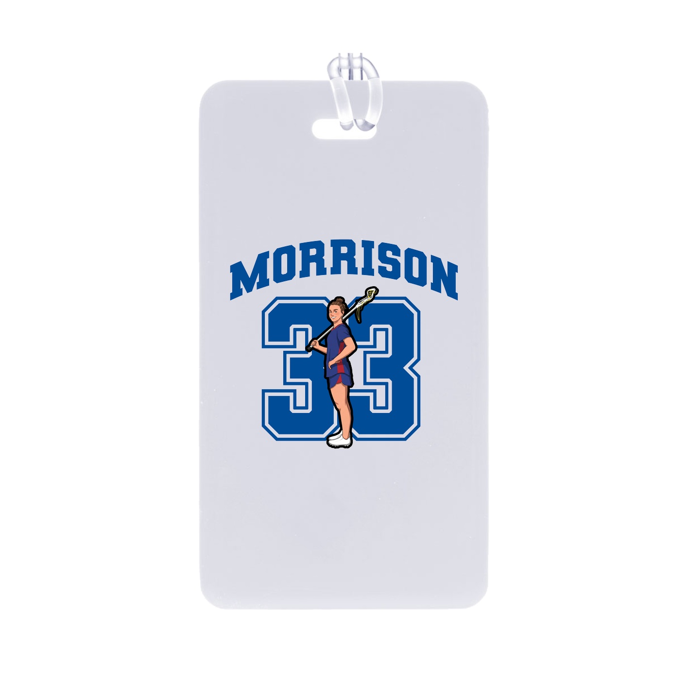 Bag Tag — Number in Classic