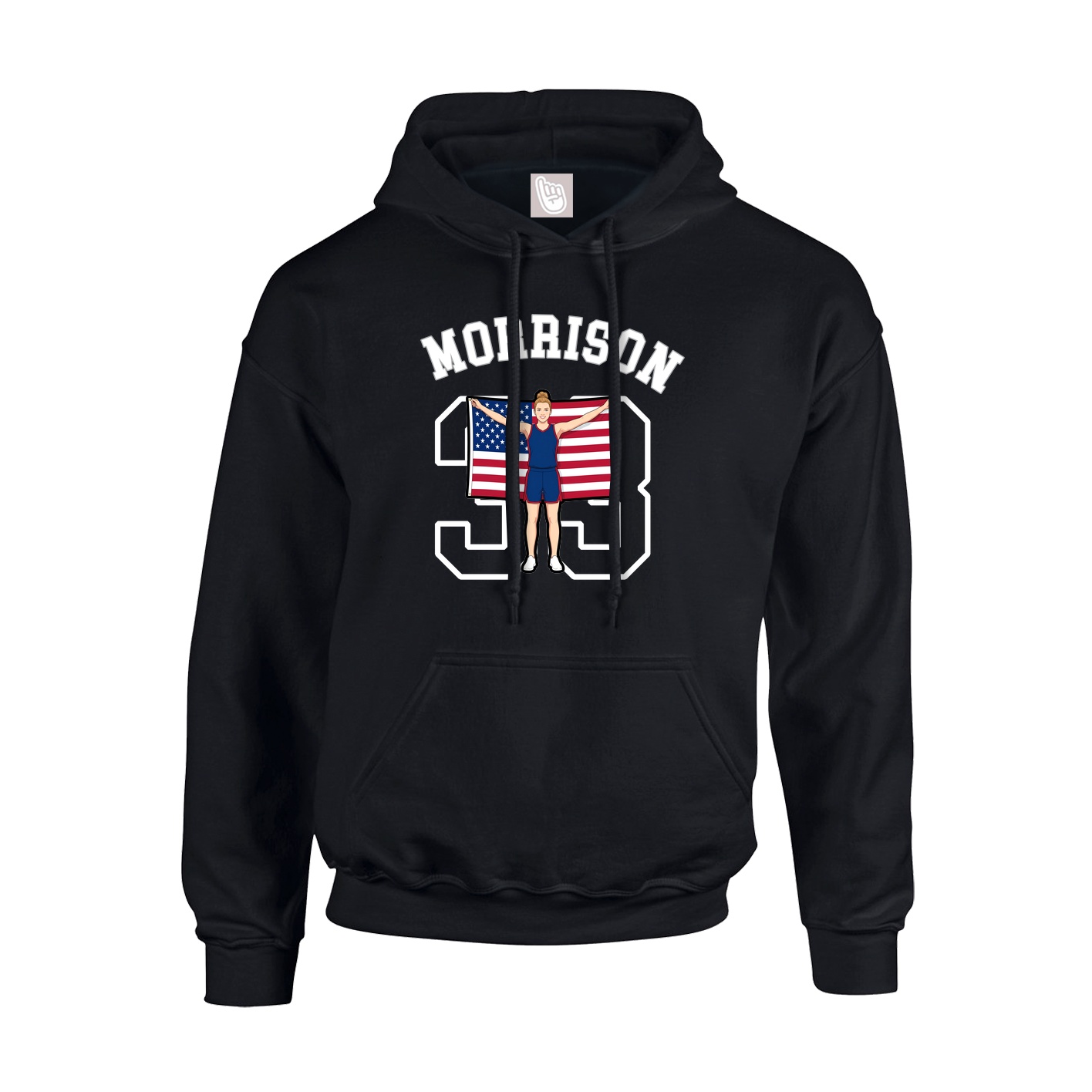 Youth Hoodie — Shirsey Arch in Black