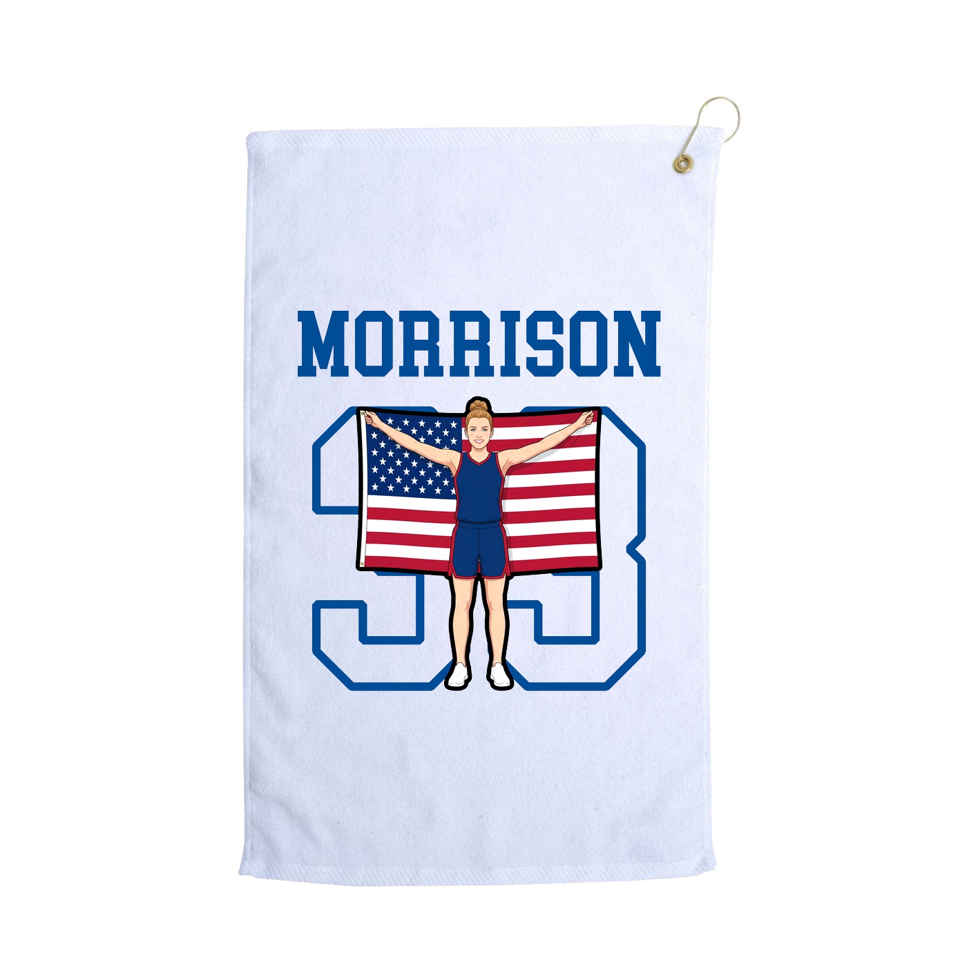Golf Towel — Shirsey in White