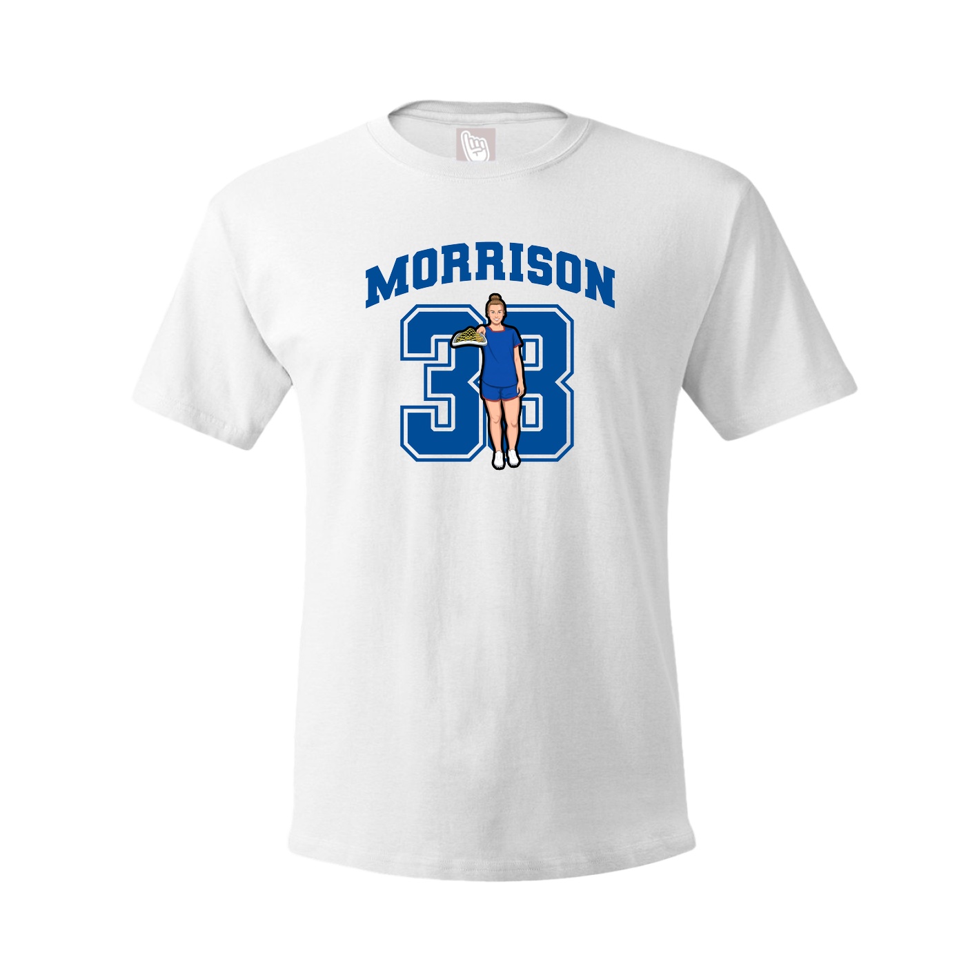Tee — Number in White