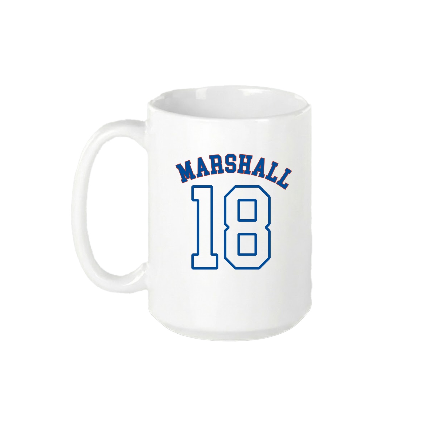 15oz Coffee Mug — Shirsey Arch in White